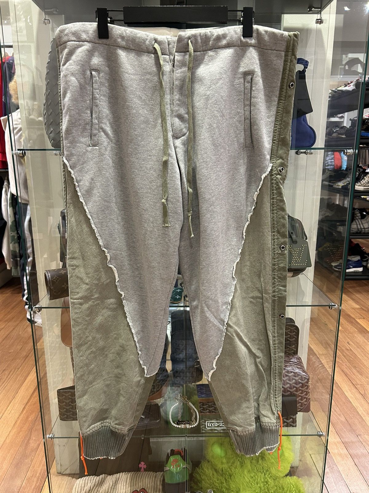 Greg Lauren Greg Lauren Fleeci Tent 50/50 Stacked Lounge Pants Size US 36 / EU 52 - 1 Thumbnail