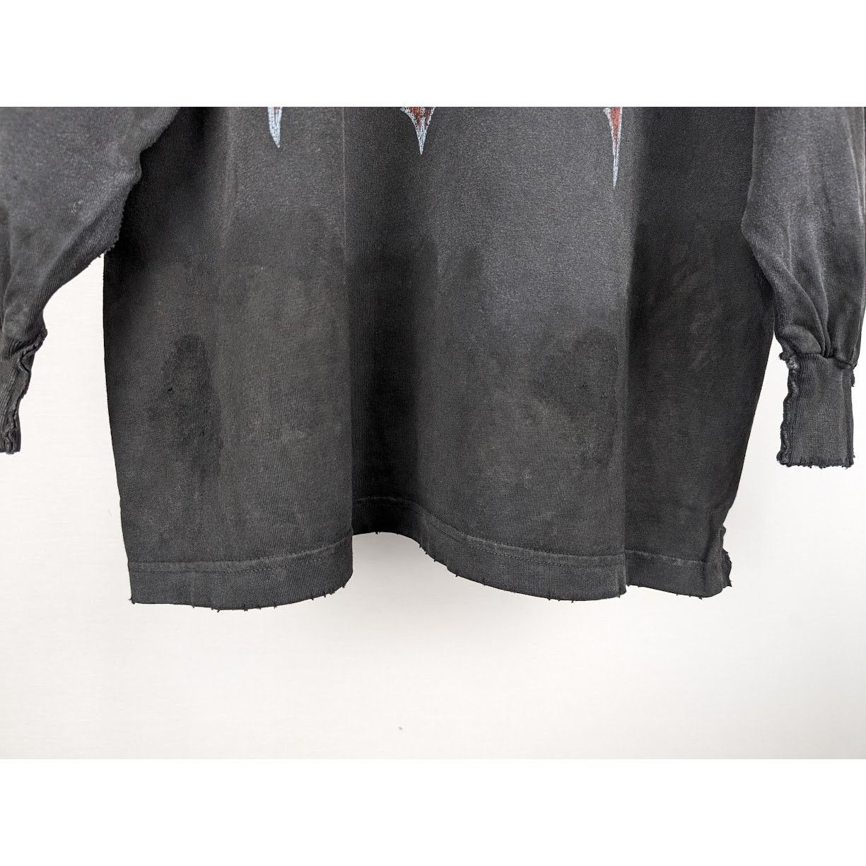 Balenciaga o1rshd1 L/S Double Front T-Shirt in Black Size US S / EU 44-46 / 1 - 5 Thumbnail