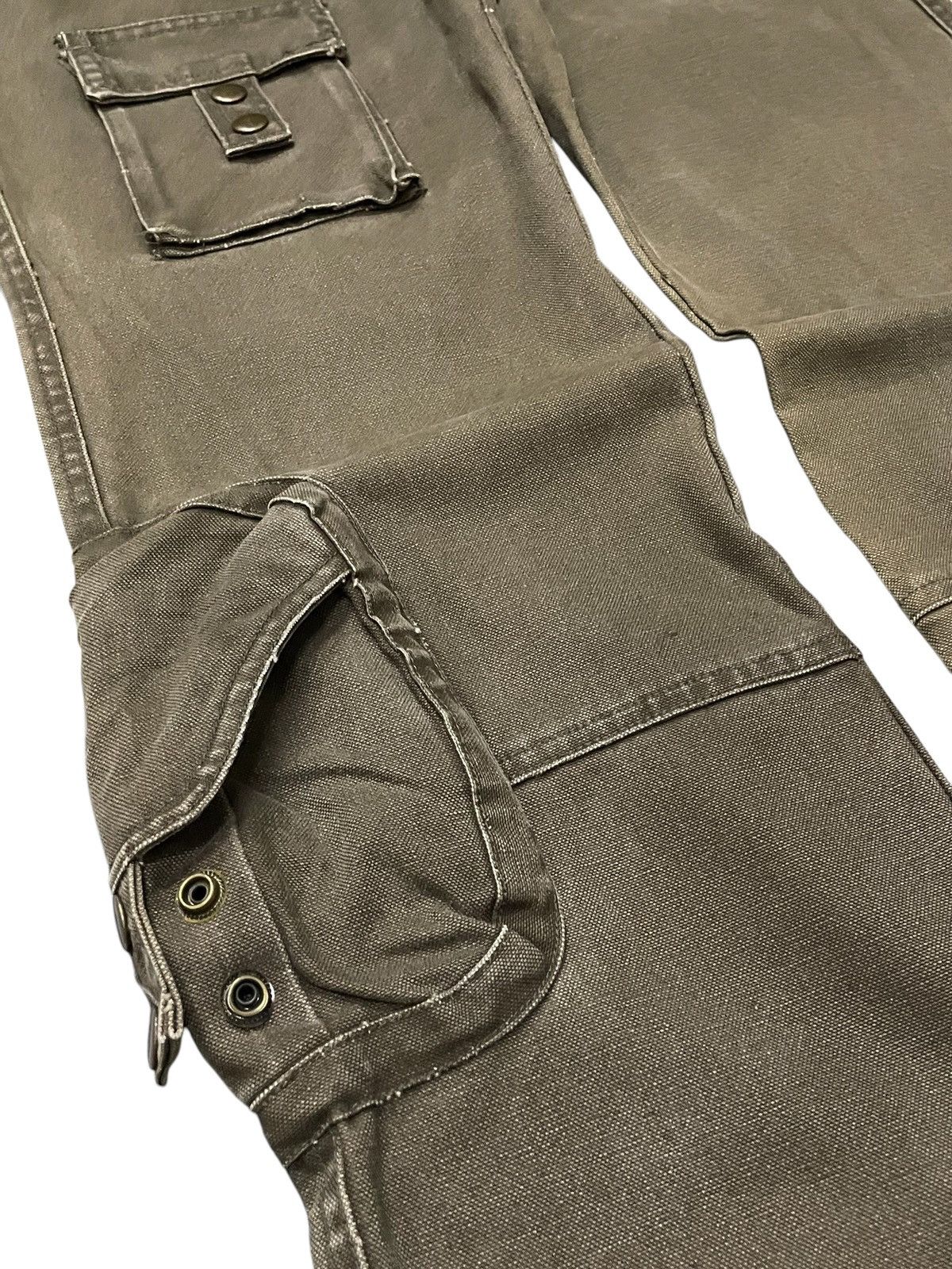 5351 POUR LES HOMMES × Le Grande Bleu (L.G.B.) Identity Japan gasmask 3D Pocket Faded Brown Pants Size US 28 / EU 44 - 7 Thumbnail