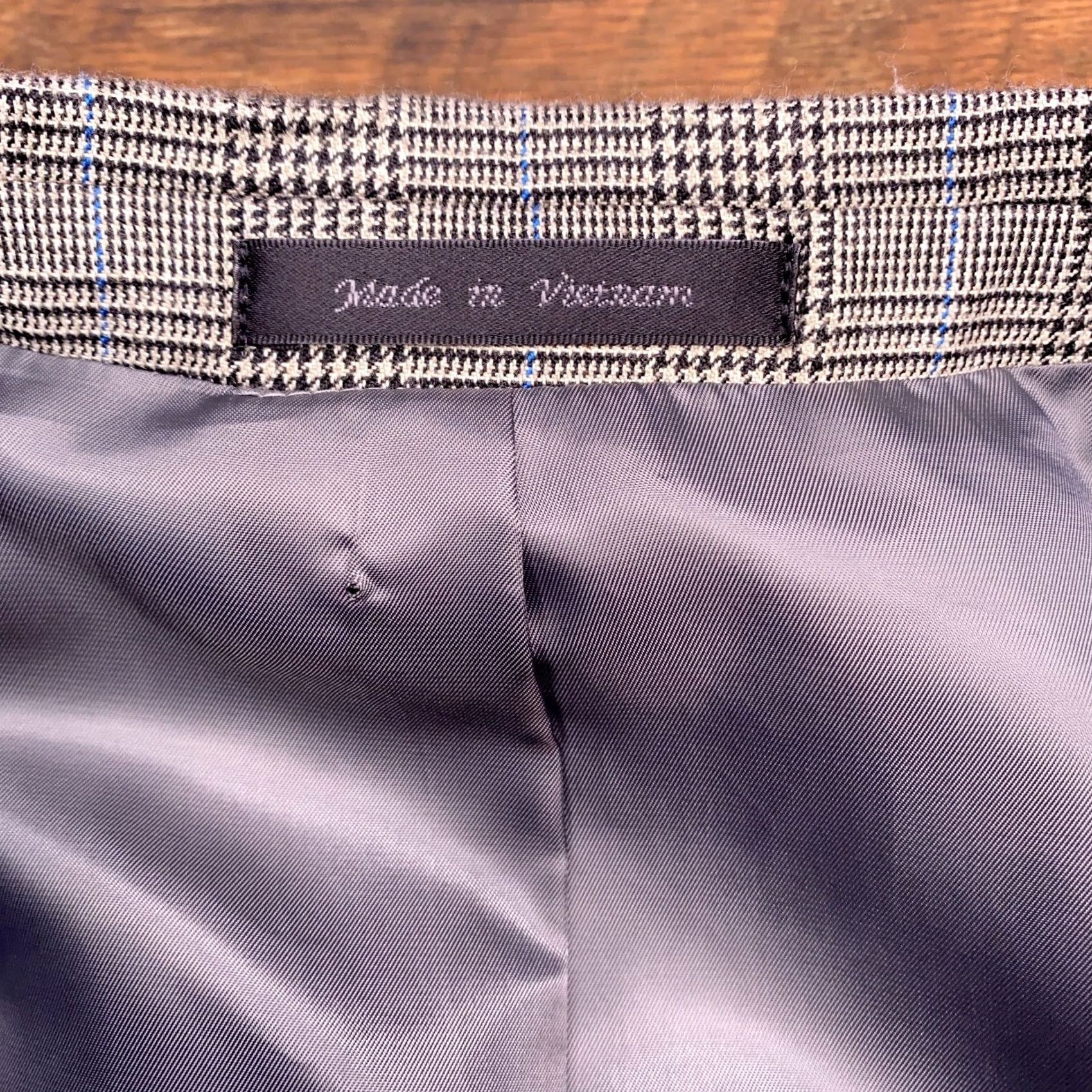 Chaps Chaps Sport Coat Blazer Plaid Houndstooth 46L Size 46R - 4 Thumbnail