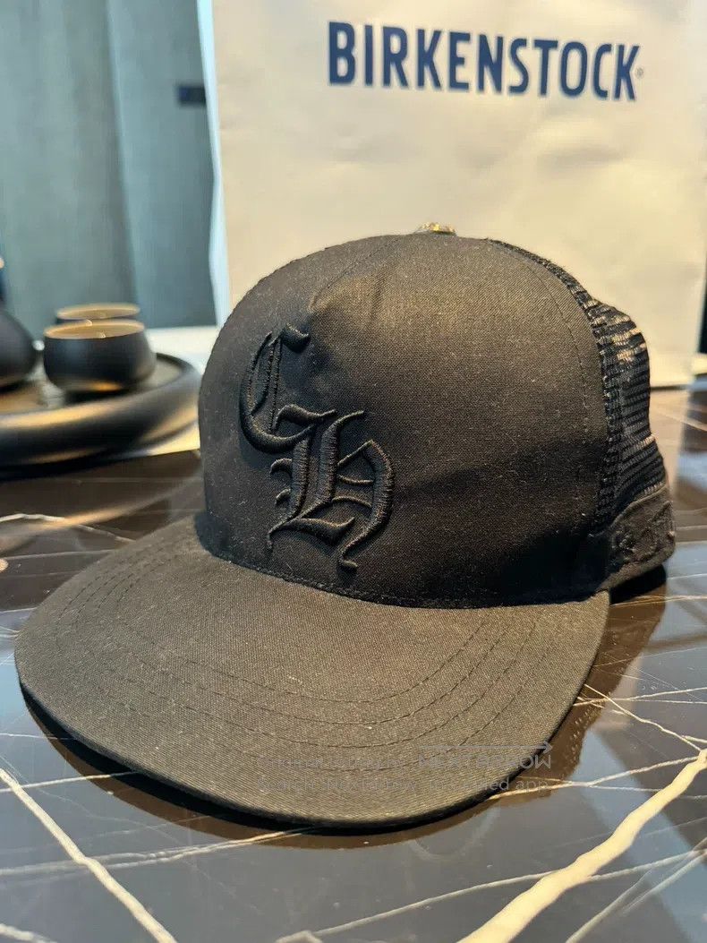 Chrome Hearts Chrome Hearts Chrome Hearts classic pure black embroidered Size ONE SIZE - 2 Thumbnail