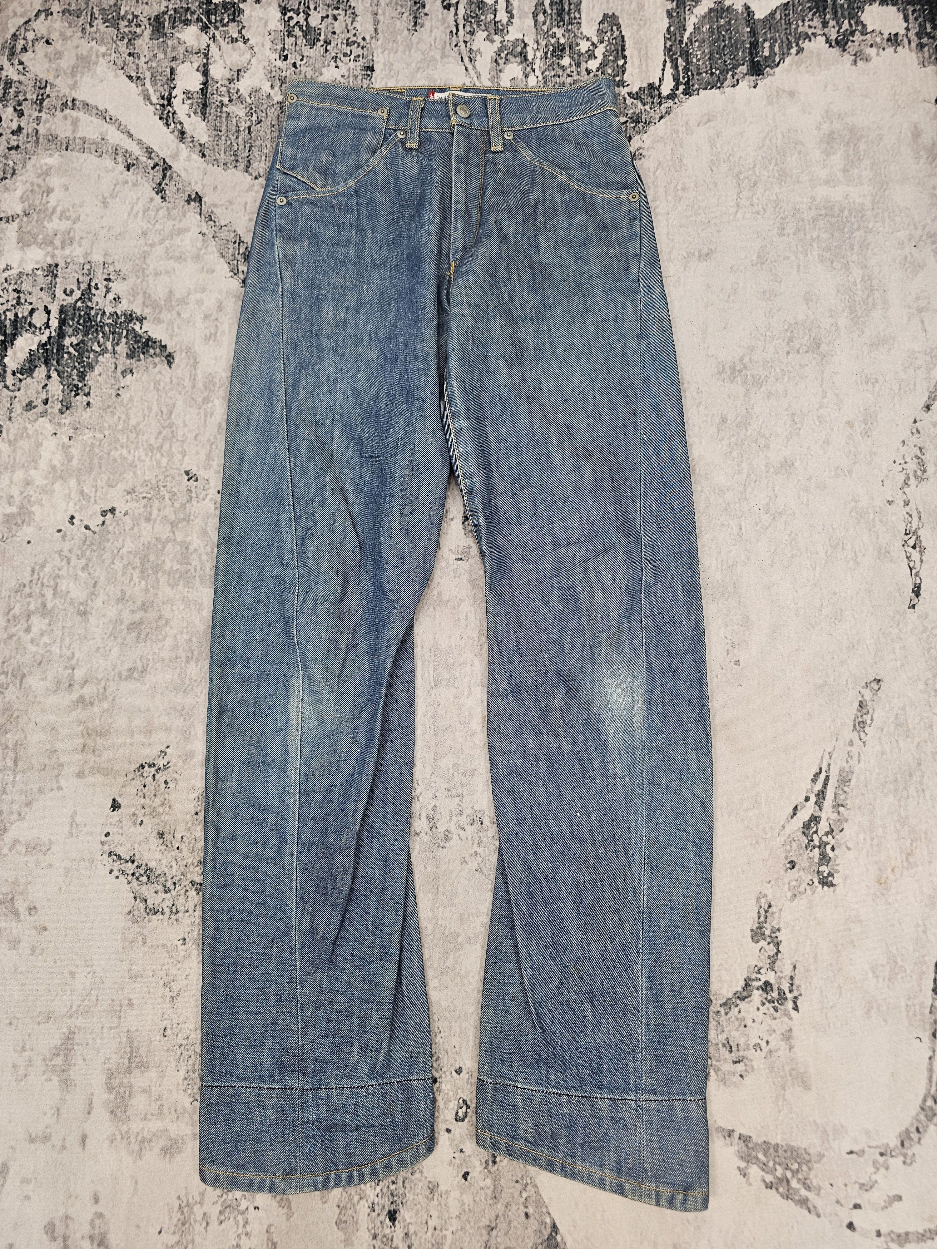 Levi's Vintage Clothing Vintage LEVIS Engineered Regular Fit Twisted Jeans L0585 Size US 27 - 1 Thumbnail