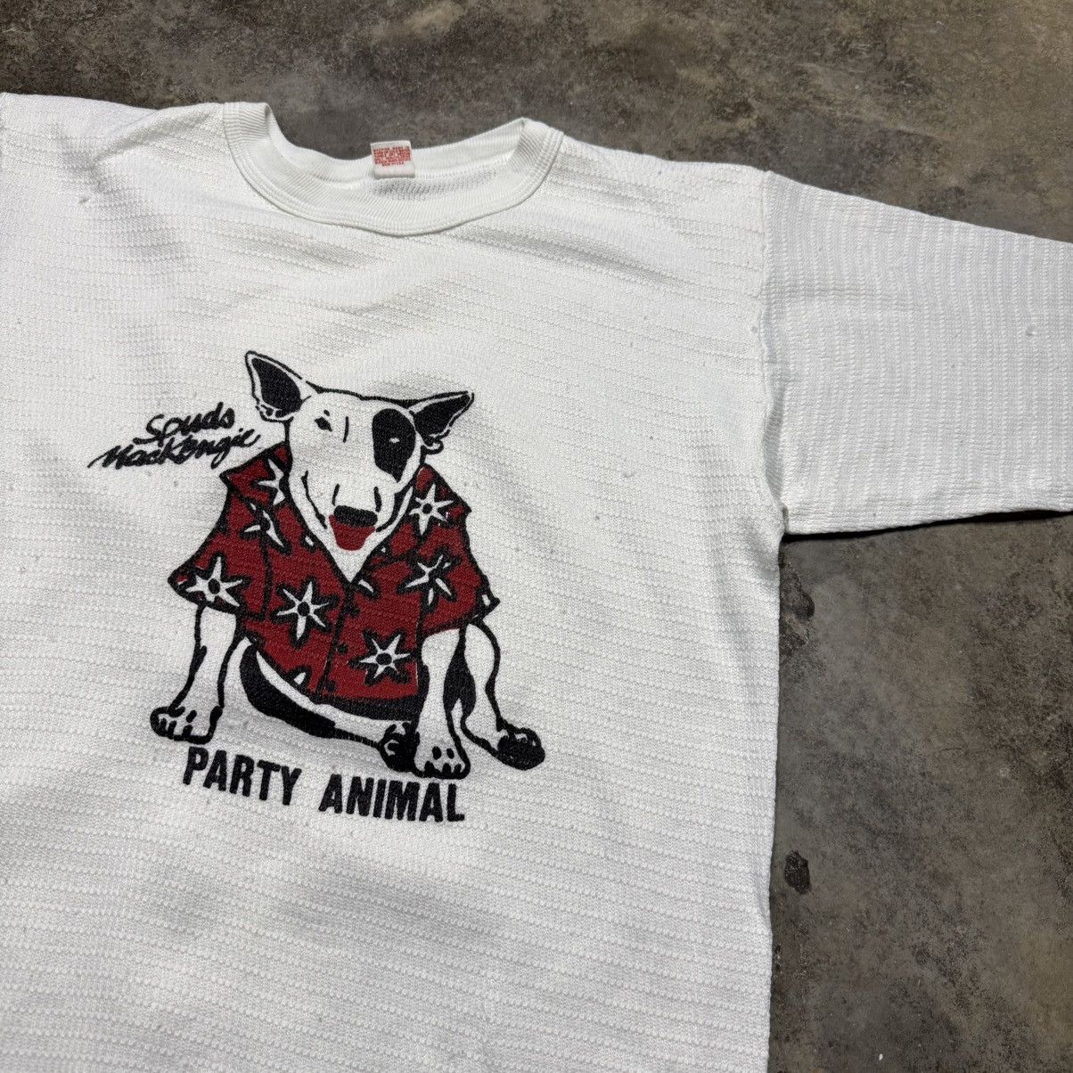 Vintage vintage 70s 80s spuds McKenzie party animal thermal knit Size US XL / EU 56 / 4 - 8 Thumbnail
