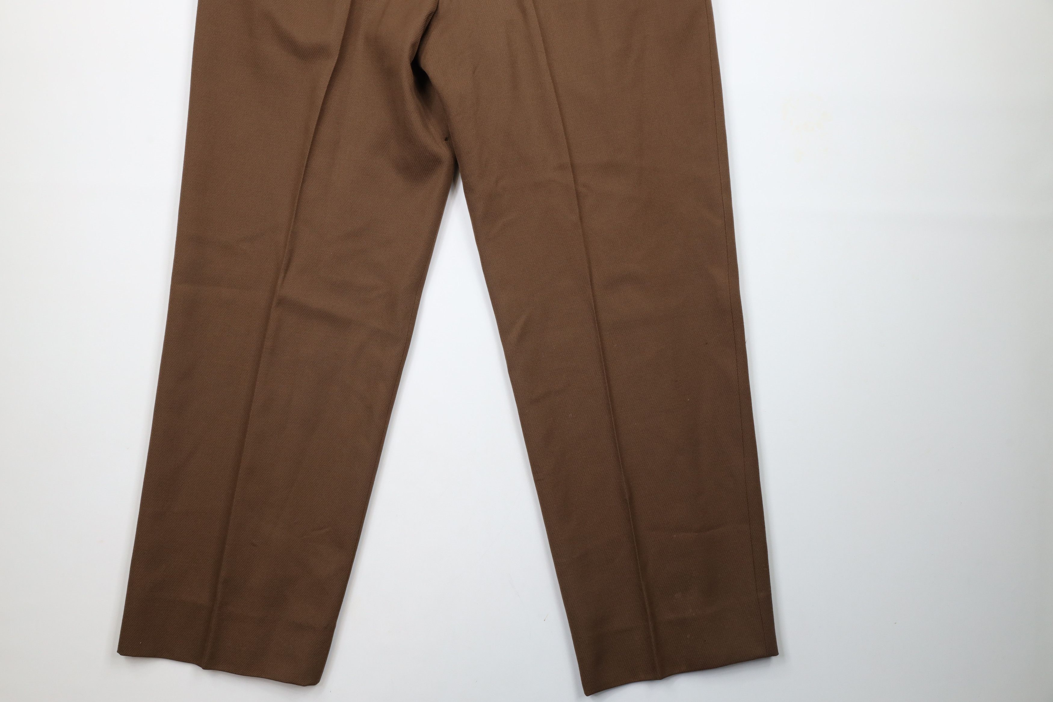 Paul Smith × Vintage Vintage 90s Paul Smith Bergdorf Goodman Wool Pants Brown Size US 36 / EU 52 - 13 Thumbnail