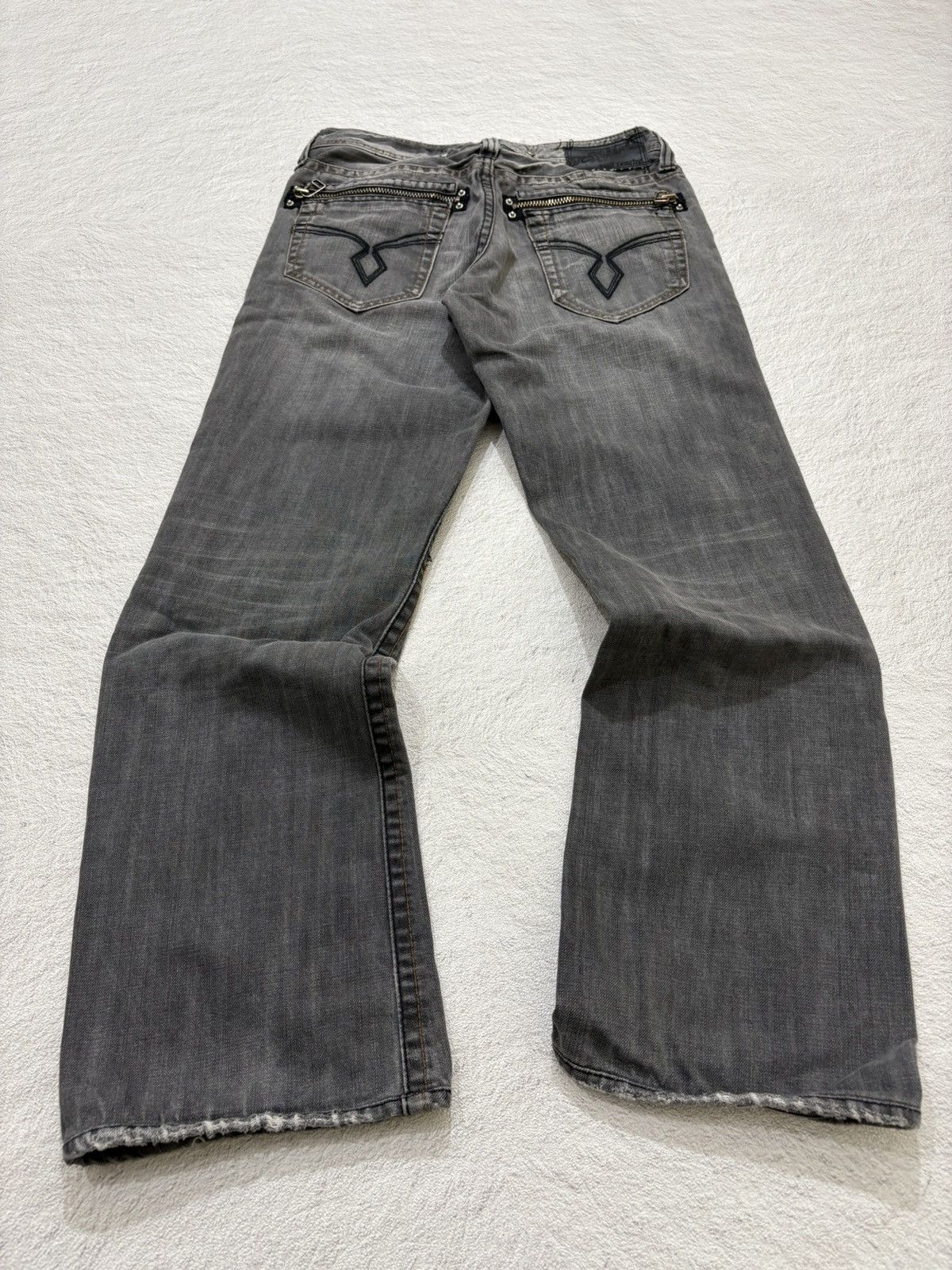 Hysteric Glamour 2000s TBJ japan Flared Smoke wash denim Y2k style Size US 26 / EU 42 - 9 Thumbnail