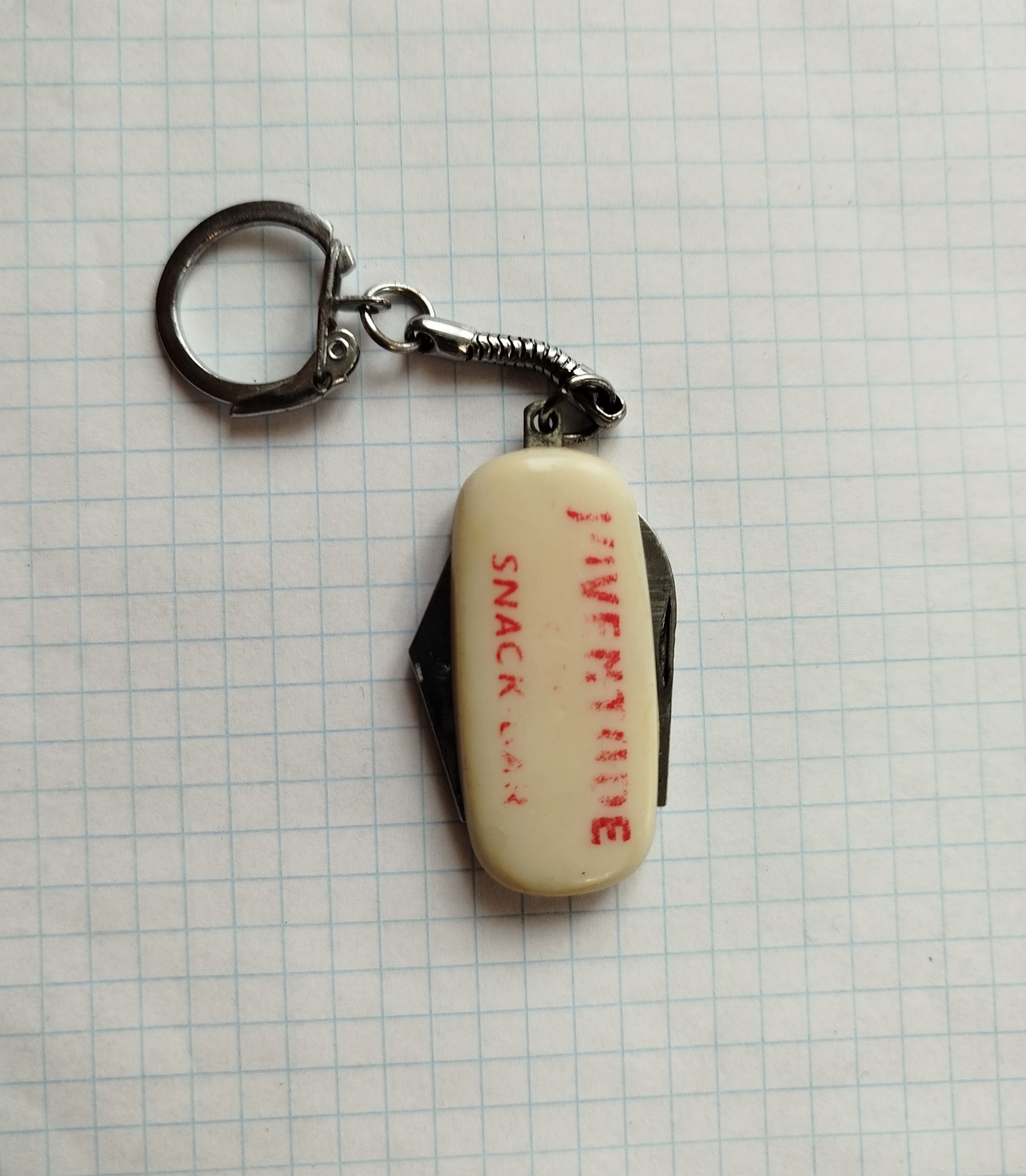 Vintage Vintage keyring with folding knife and opener Size ONE SIZE - 1 Thumbnail