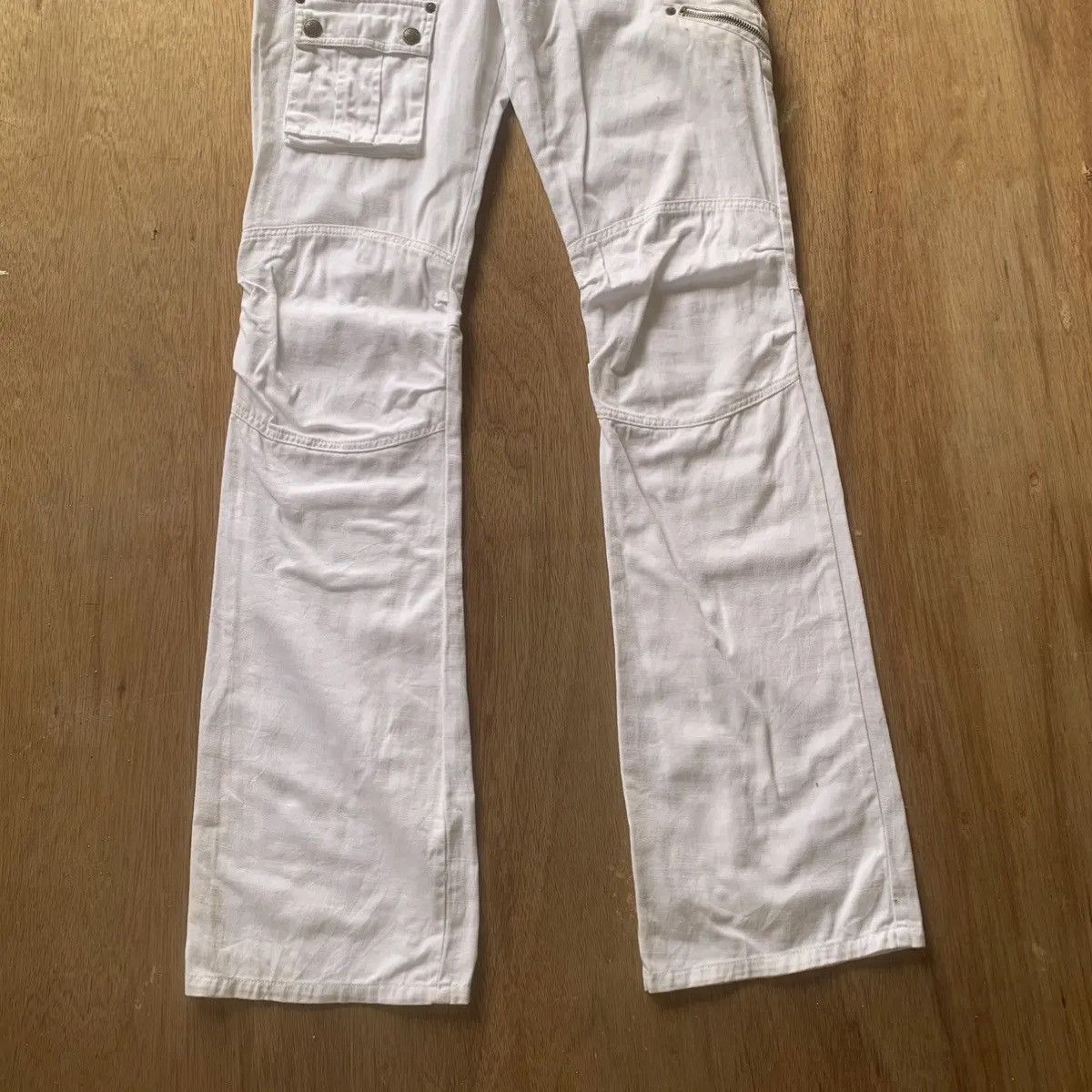Hysteric Glamour CRAZY💥DOUBLE KNEE JAPANESE VTG TROUSERS FLARE BONDAGE PANTS Size US 29 - 6 Thumbnail