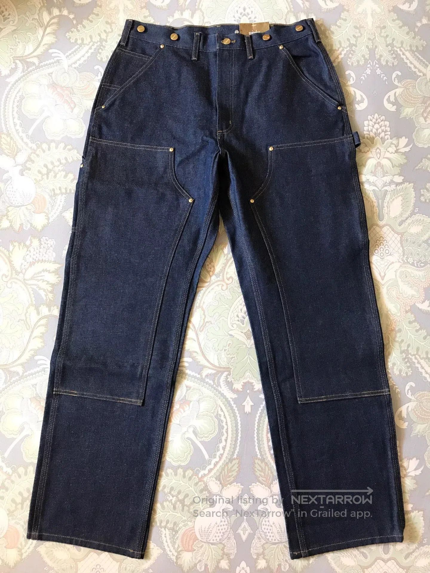Carhartt Carhartt B07 Double Knee Raw Denim Jeans. Size US 34 / EU 50 - 2 Thumbnail