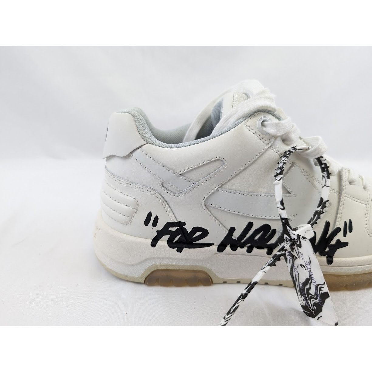 Off-White o1rshd1 Out Of Office Calf Low-Top Sneakers in White Size US 11 / EU 44 - 5 Thumbnail