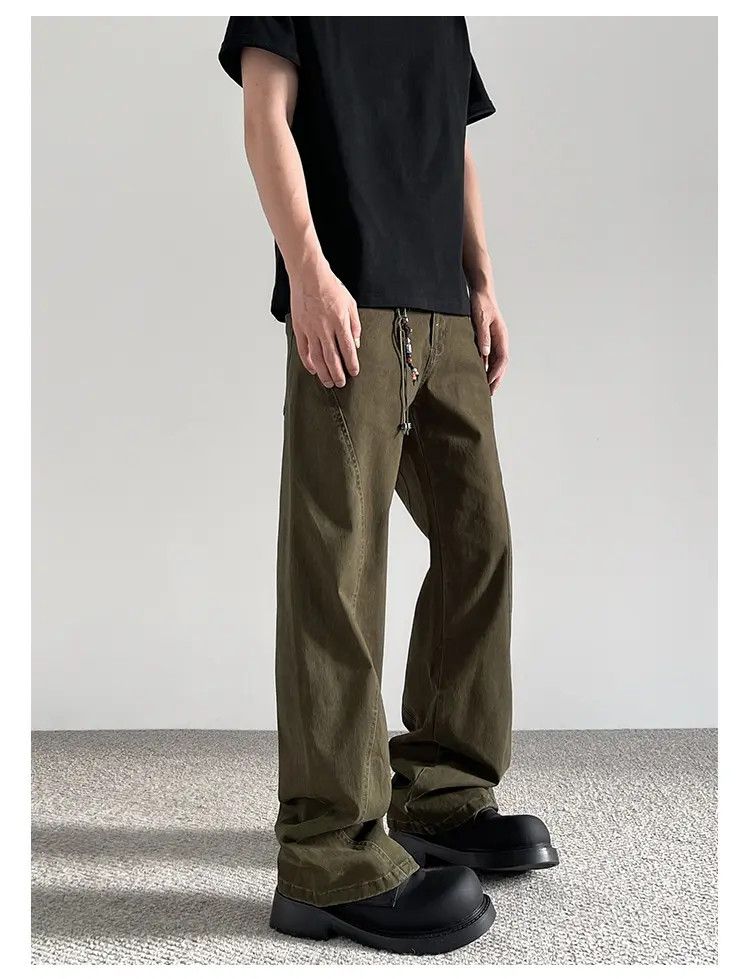 Japanese Brand × Jean Baggy Khaki Pants Size US 30 / EU 46 - 2 Thumbnail