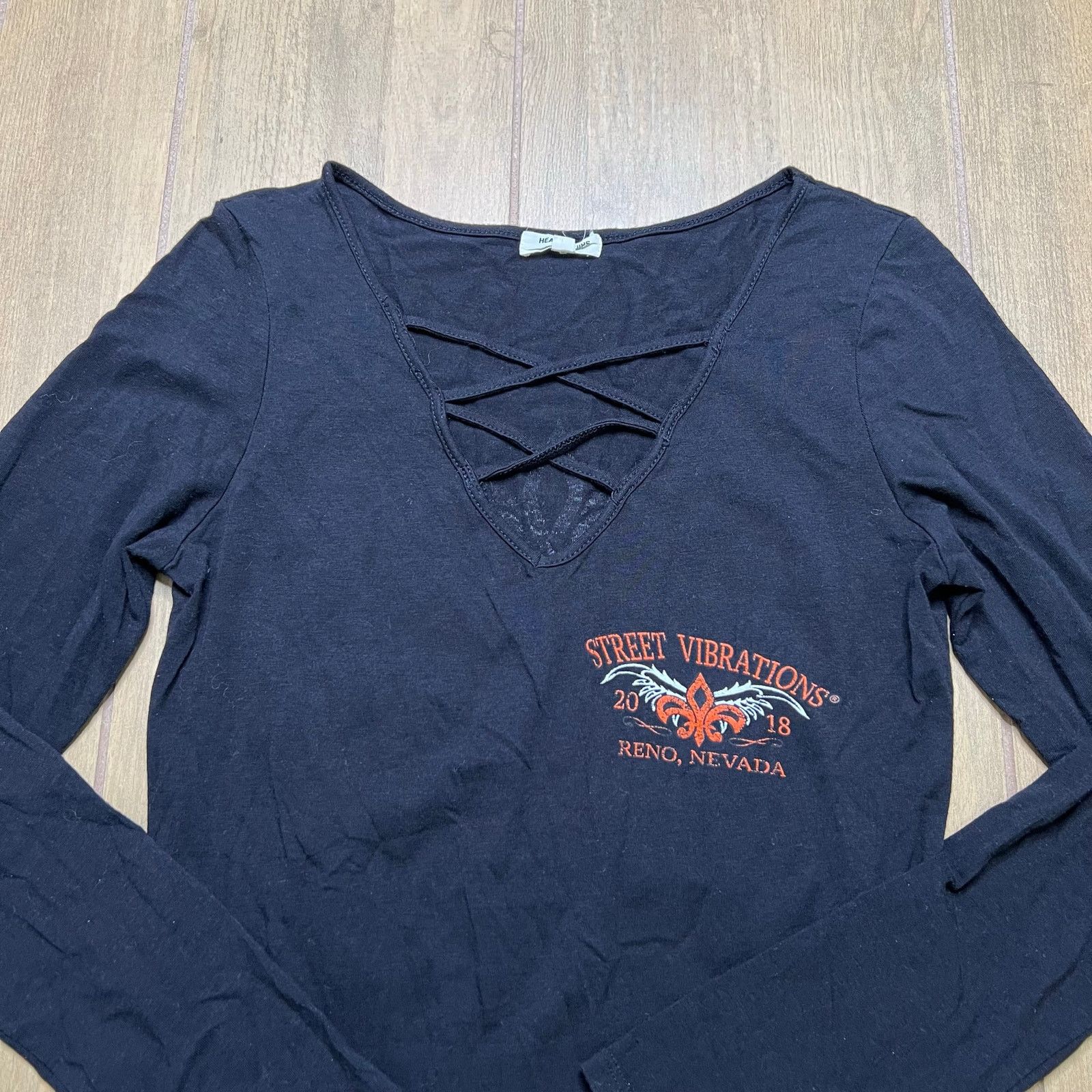 Vintage Vintage black t-shirt 24th Annual Street Vibrations Reno L Size US L / EU 52-54 / 3 - 5 Thumbnail