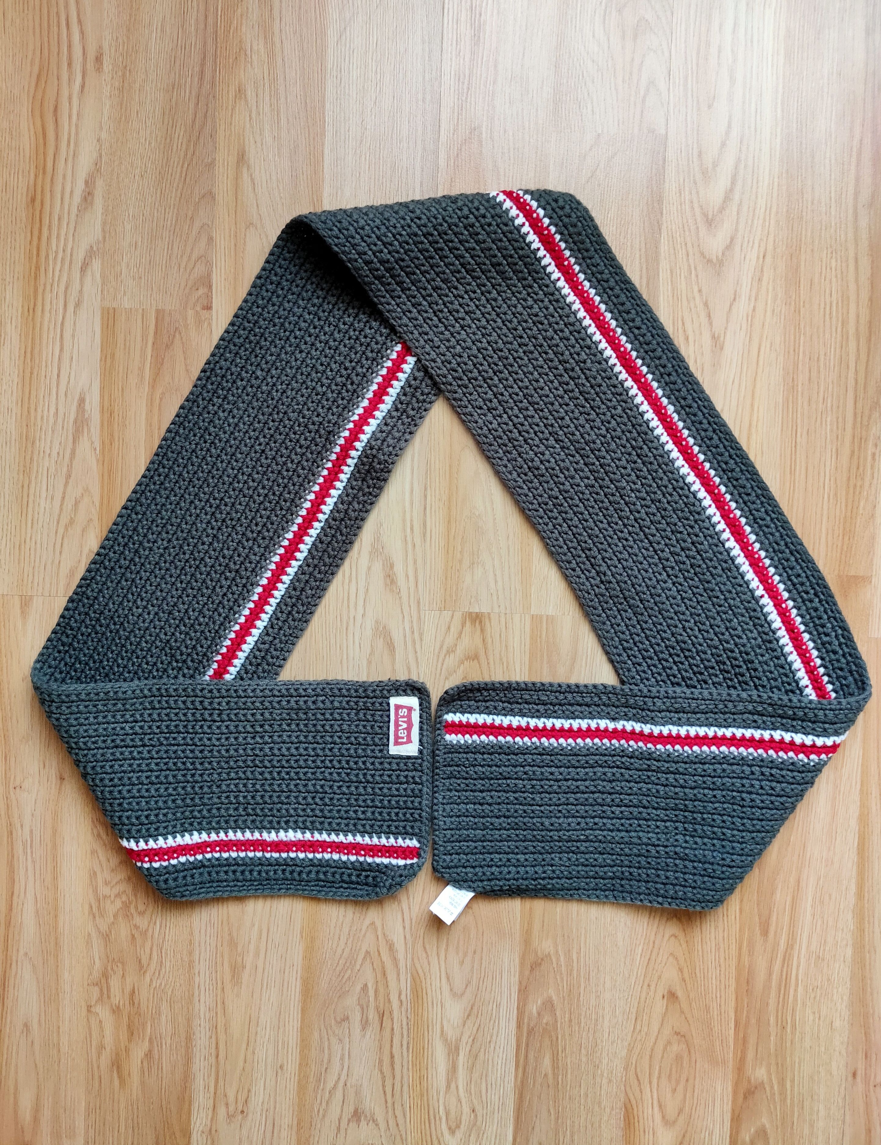 Levi's Vintage Knitted Scarf Levis Size ONE SIZE - 1 Thumbnail