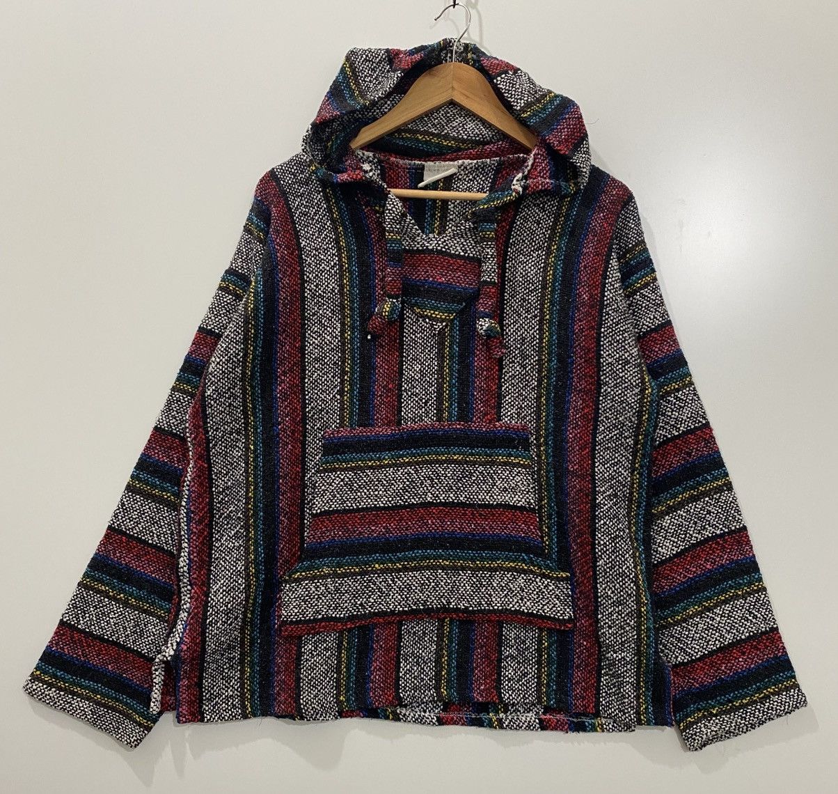 Vintage Baja Joe Mexican Hoodie Size US XL / EU 56 / 4 - 1 Thumbnail