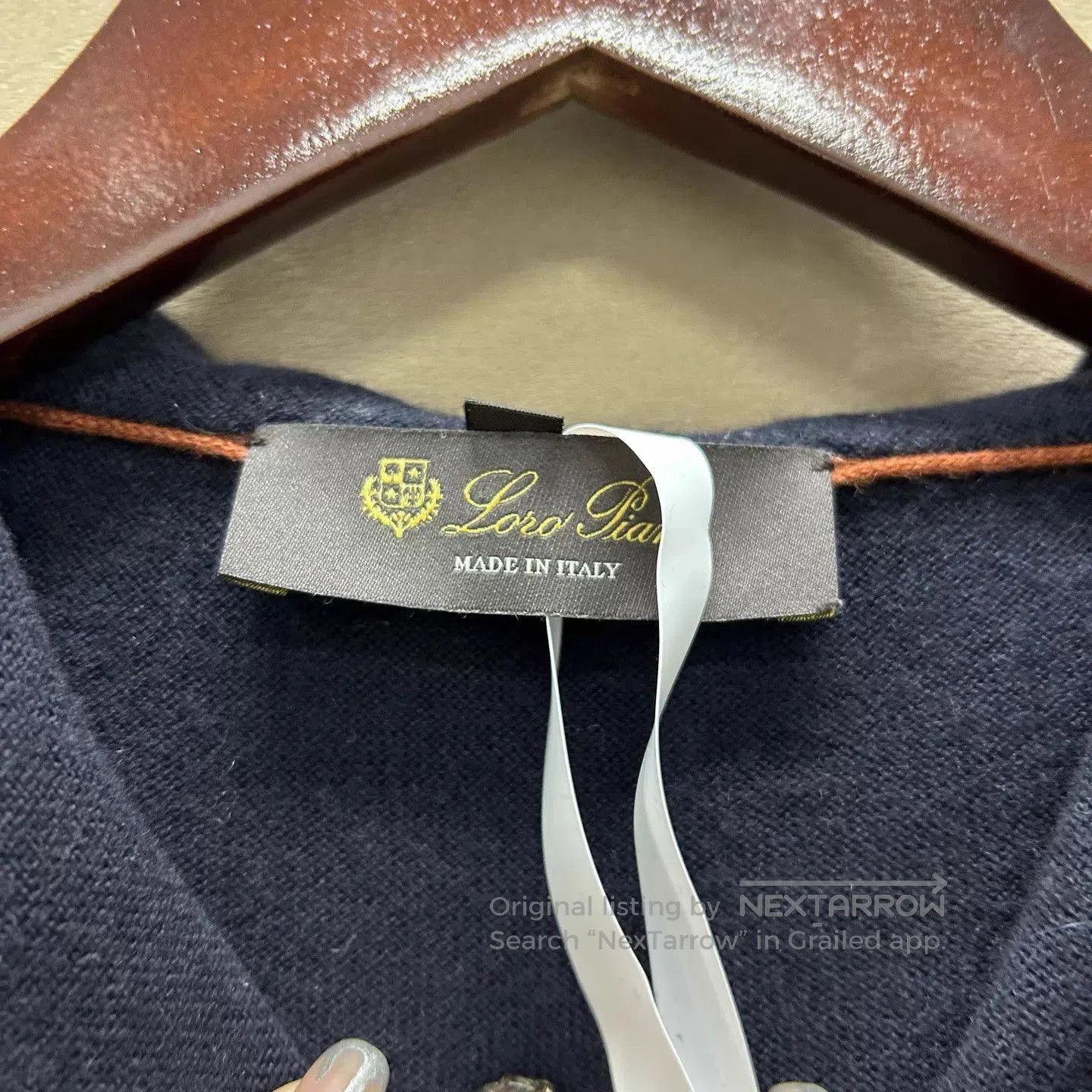 Loro Piana Blue Zip-Up Hoodie with Drawstring. Size US L / EU 52-54 / 3 - 3 Thumbnail