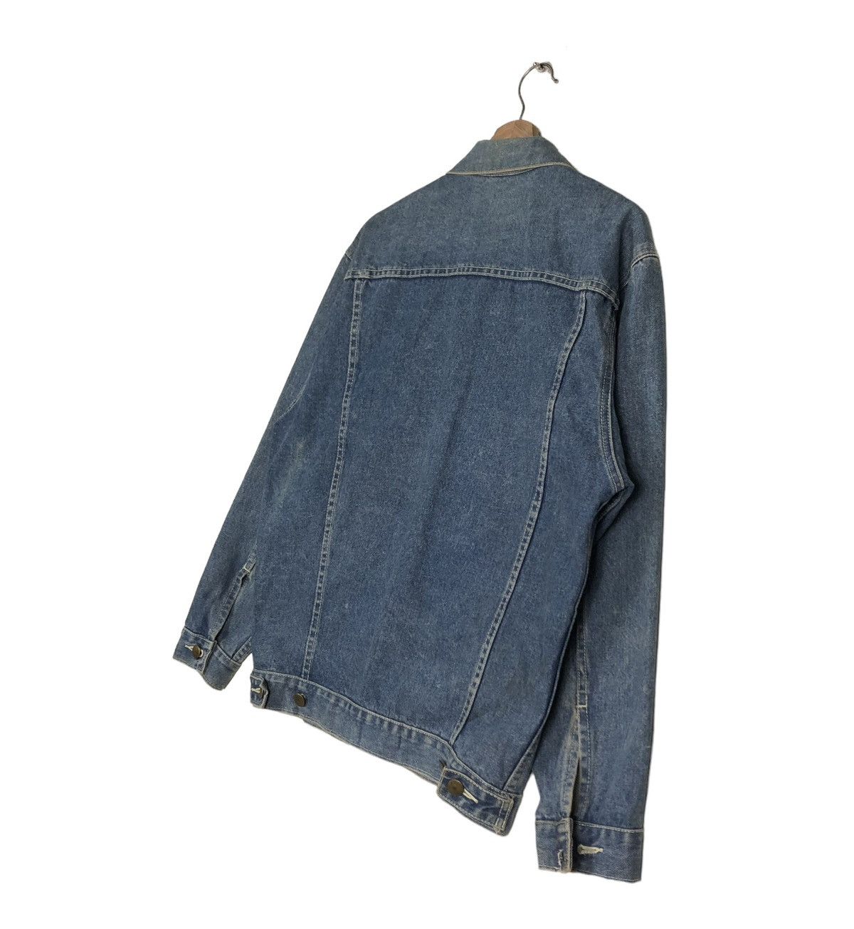 Japanese Brand 🔥VINTAGE BIKER TRUCKER DENIM JACKET M CLUB JAPAN MADE Size US S / EU 44-46 / 1 - 10 Thumbnail