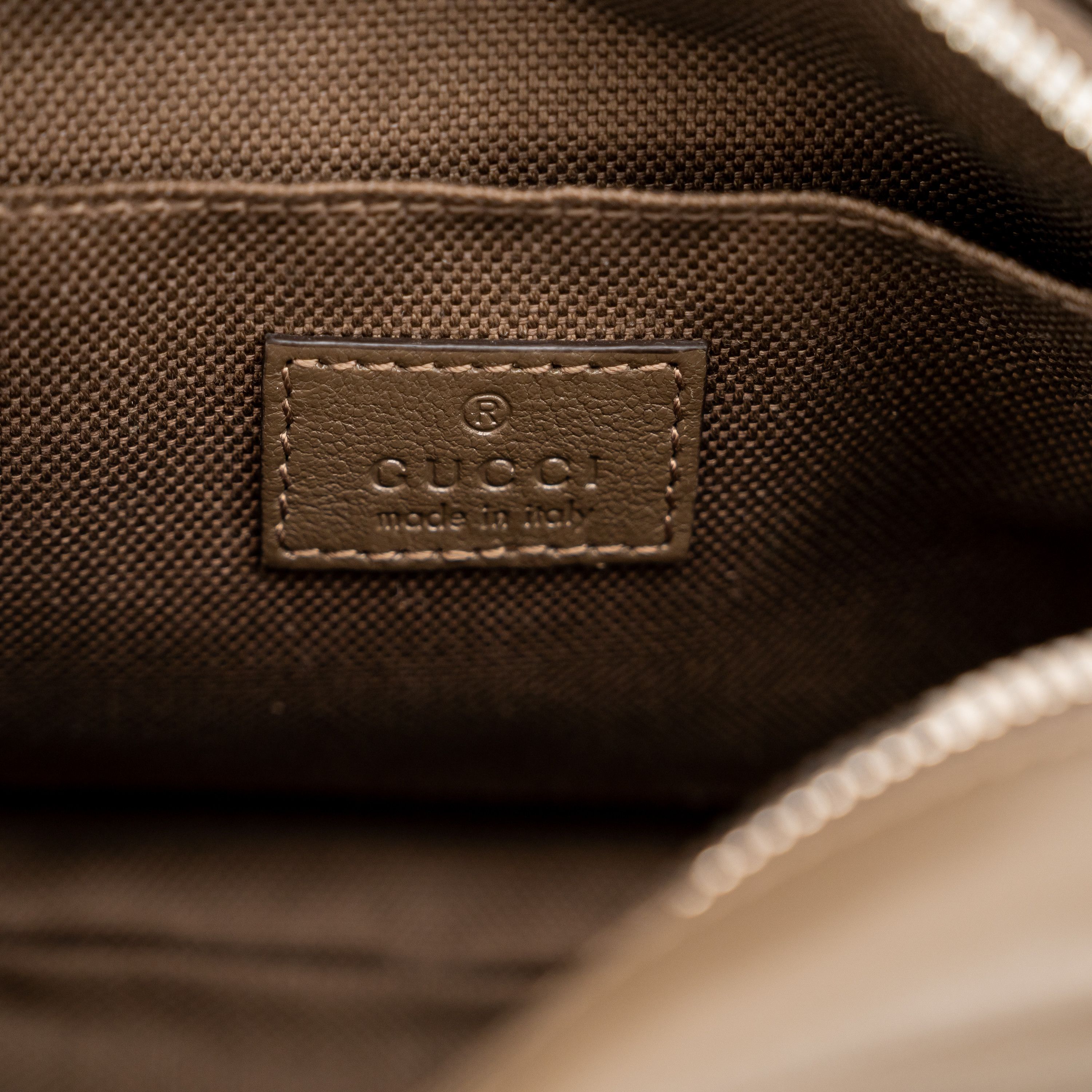 Gucci Gucci Blondie Mini Shoulder Bag Grey Brown Leather GG logo Size ONE SIZE - 6 Thumbnail