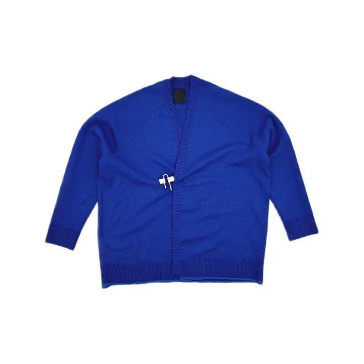 Givenchy Givenchy GIVENCHY Blue UShaped Lock Cardigan Sweater -2507 Size US M / EU 48-50 / 2 - 2 Thumbnail