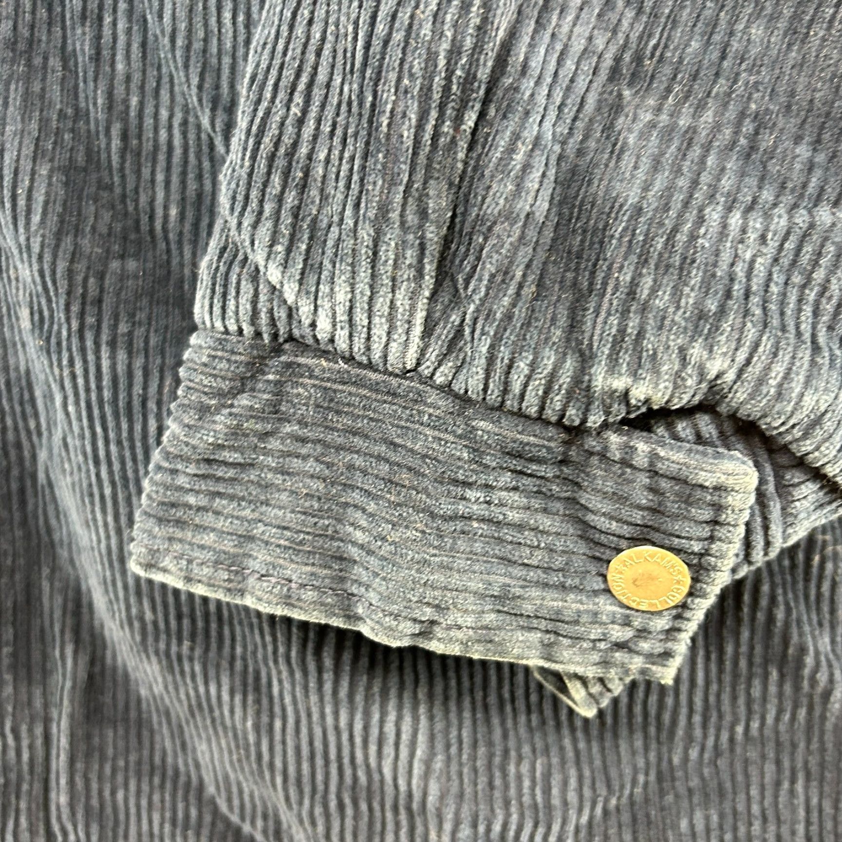 Vintage VINTAGE Alkams Collection Corduroy Jacket Mens XL Blue 90s Western Workwear Simple Solid Cotton Lined Mid-Length Chest 58 Size US XL / EU 56 / 4 - 6 Thumbnail