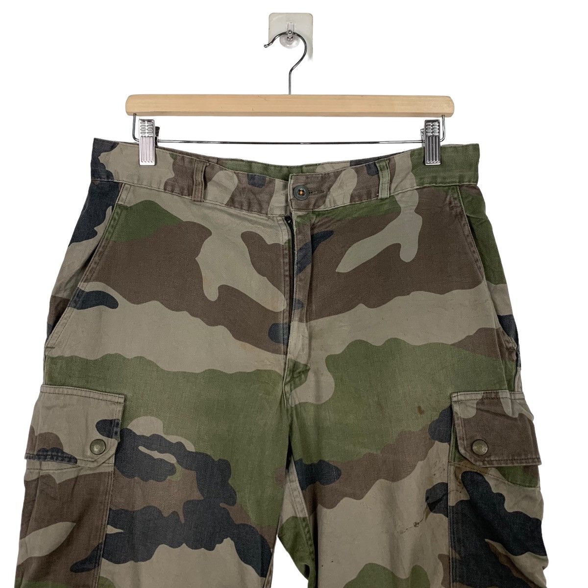 Vintage Vintage Military Army Green Camo 6Pocket Cargo Pant #0170-C9 Size US 34 / EU 50 - 3 Thumbnail