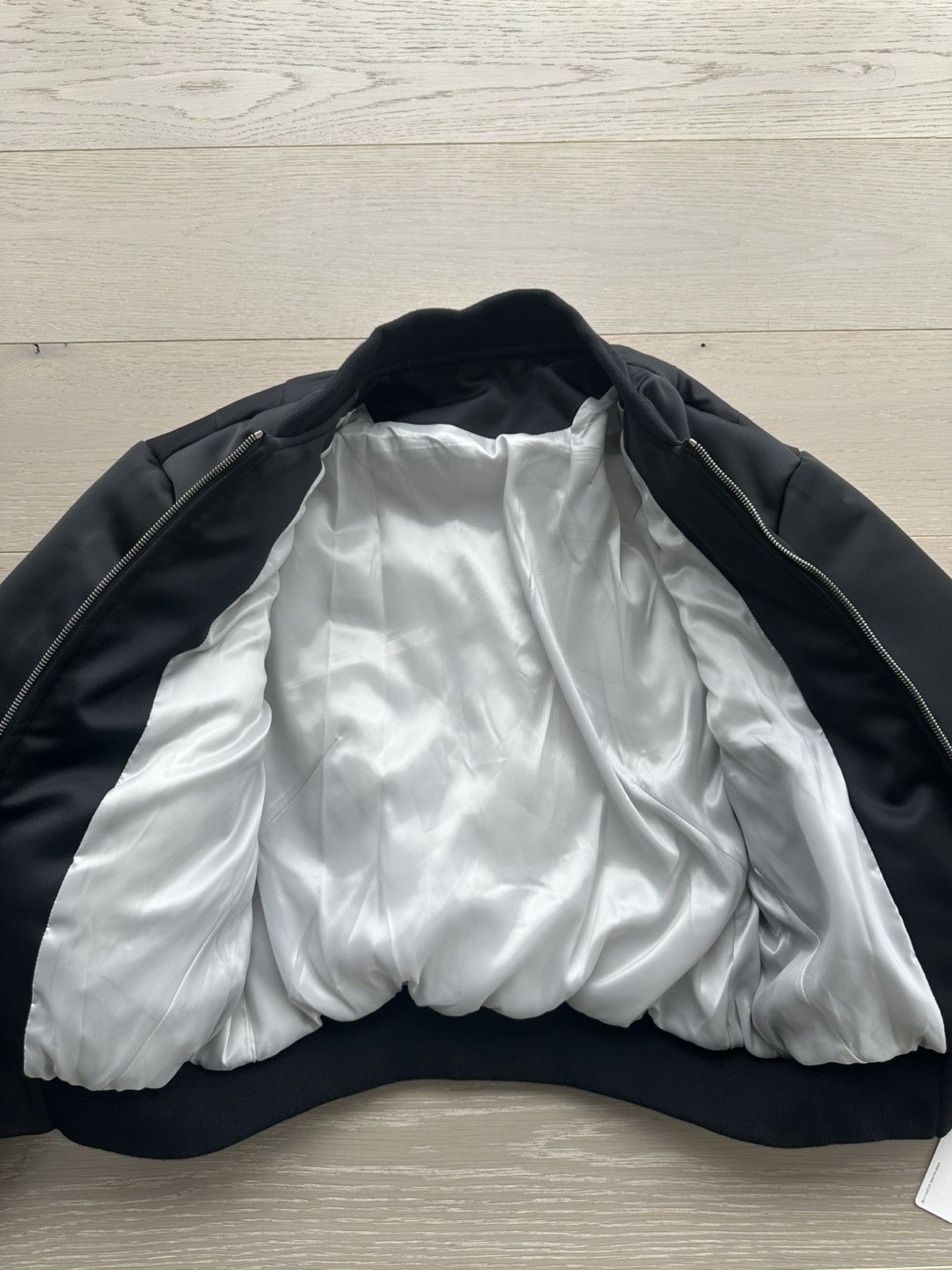Vuja Dé Max Satin Pillow Bomber Jacket