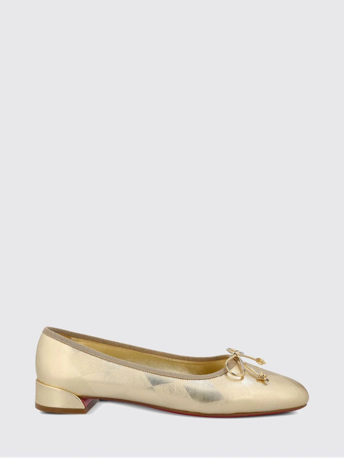 Christian Louboutin Christian Louboutin Ballet Flat Woman Gold Size US 7.5 / IT 37.5 - 1 Preview