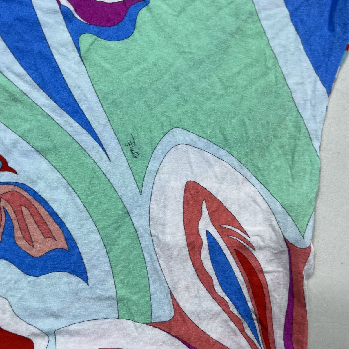 Emilio Pucci EMILIO PUCCI PRINTED FLORAL TOP Size S / US 4 / IT 40 - 7 Thumbnail