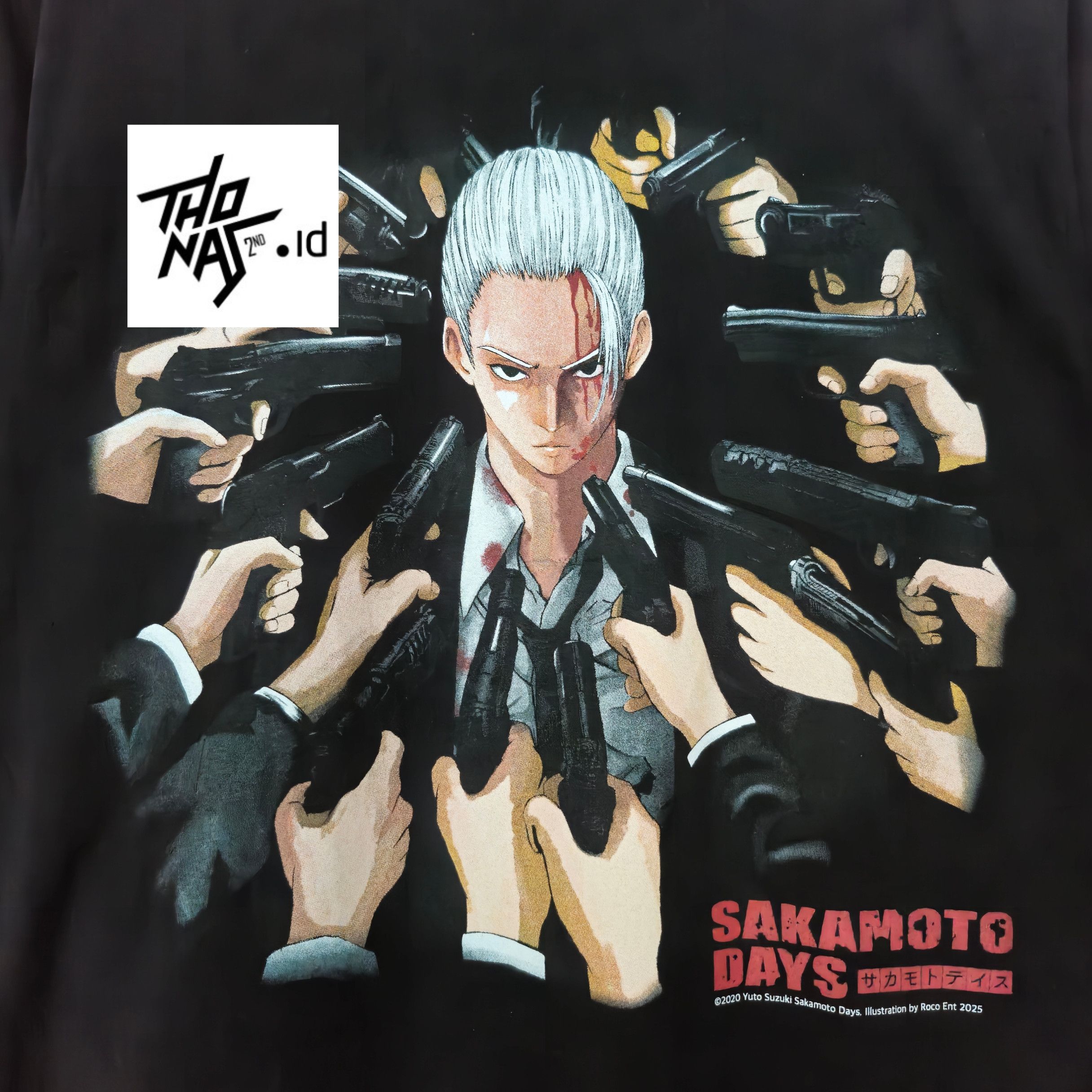 Anime Sakamoto Days Anime Manga Limited Fans Made Rococodido XL Size US XL / EU 56 / 4 - 1 Thumbnail