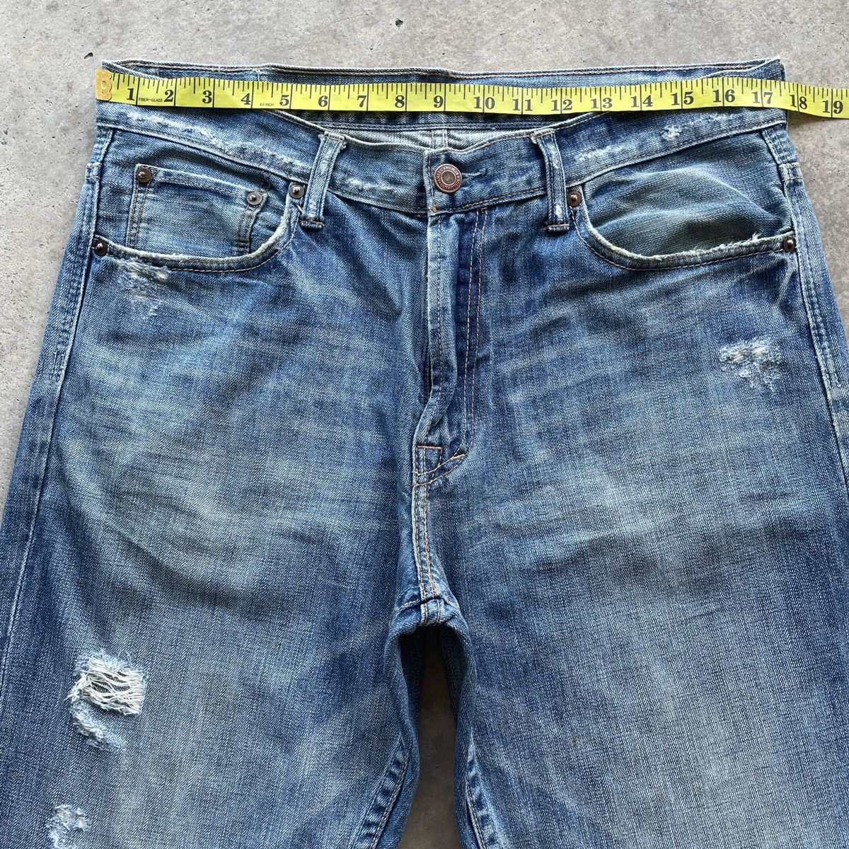 American Eagle Outfitters Vintage American Eagle Bootcut/Flare Jeans Faded Pants W34 Size US 34 / EU 50 - 5 Thumbnail