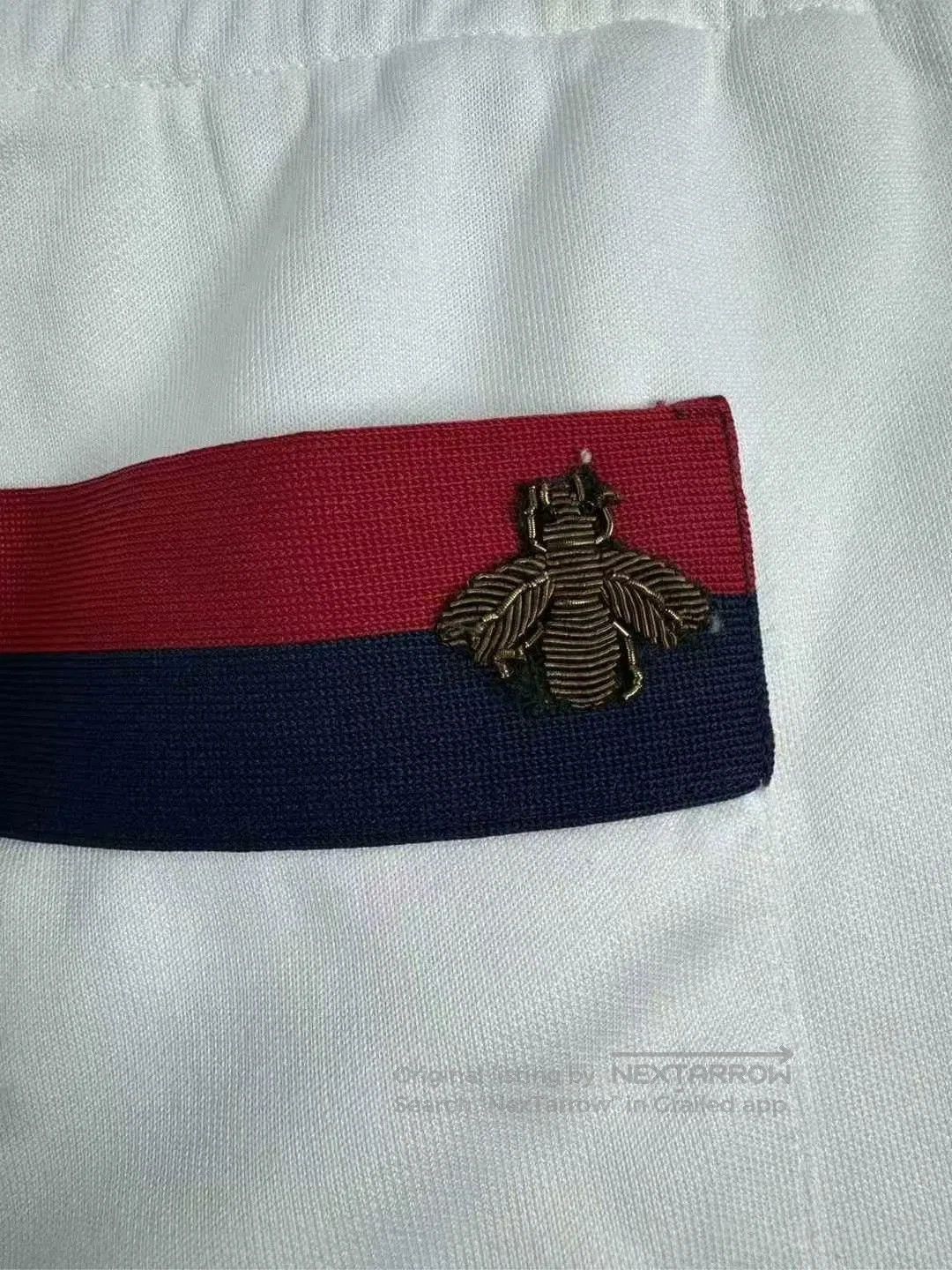 Gucci gucci embroidered logo shorts in white. Size US 28 / EU 44 - 3 Thumbnail