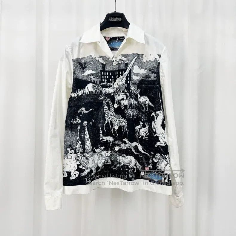 Prada Prada Archive F/W2004 Runway Roman Ruins Landscape Printed