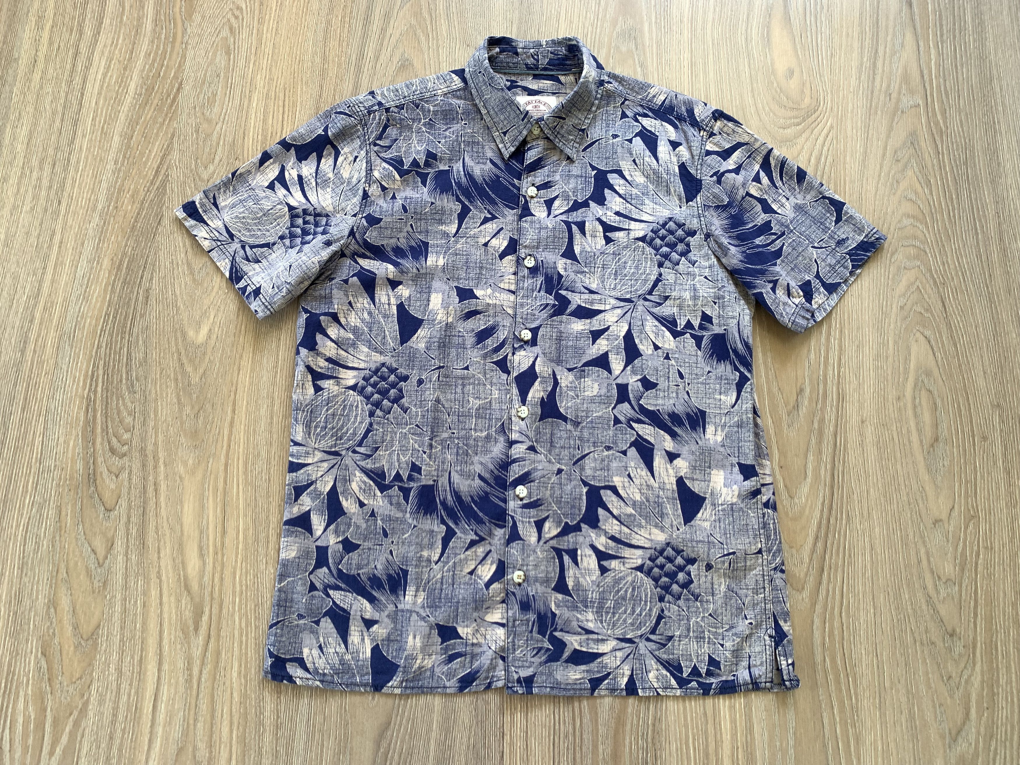 FatFace Fat Face Mens Cotton Hawaiian Shirt Size US S / EU 44-46 / 1 - 2 Thumbnail