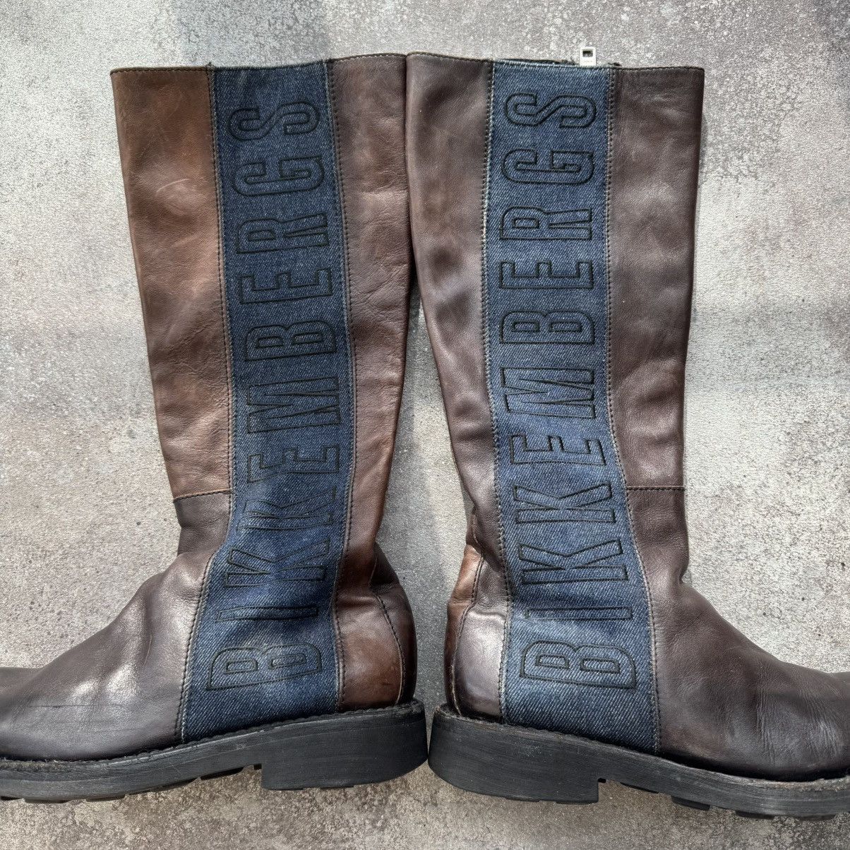 Dirk Bikkembergs Dirk Bikkembergs Leather Hi Boots Size US 9 / IT 39 - 14 Thumbnail