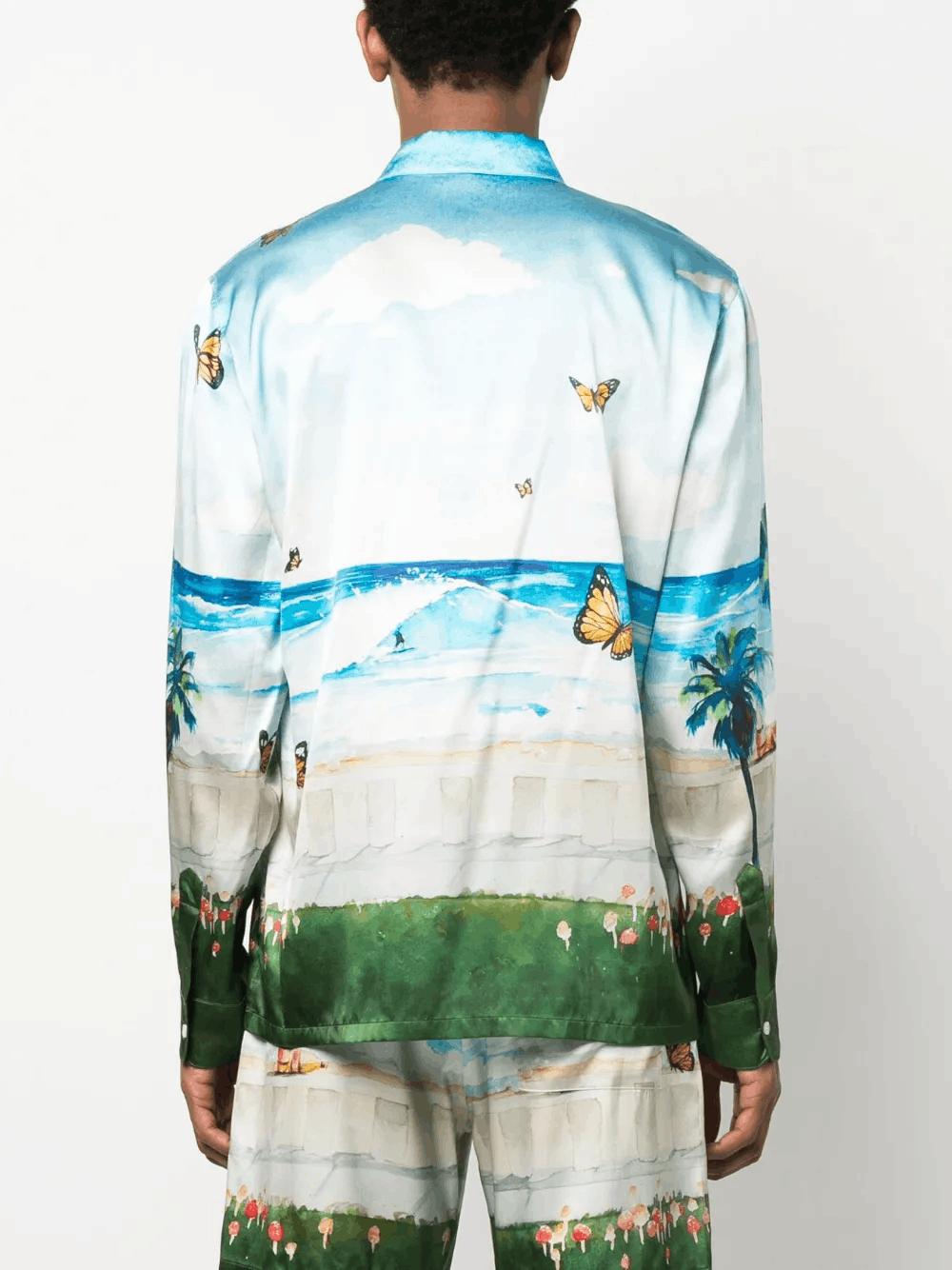 Other Butterfly Beach Shirt | Blue Size US L / EU 52-54 / 3 - 2 Thumbnail