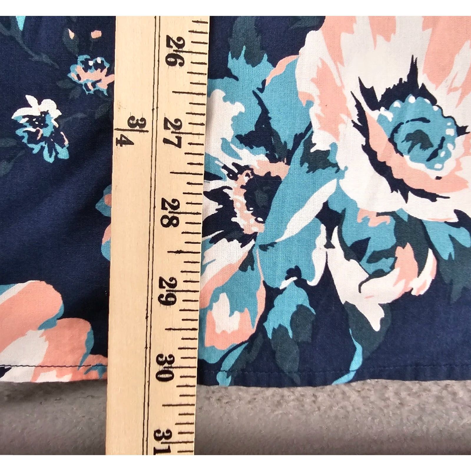 Old Navy Old Navy Shirt Mens XL Navy Floral Slim Fit Button Up Short Sleeve Size US XL / EU 56 / 4 - 6 Thumbnail