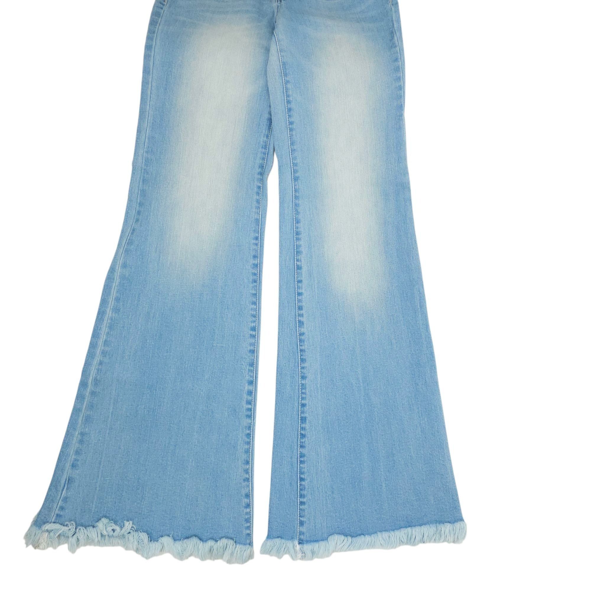 Other Tricot by C'est Toi Mid Rise Flare Jeans Womens Size 9/28 Size 28" / US 6 / IT 42 - 10 Thumbnail