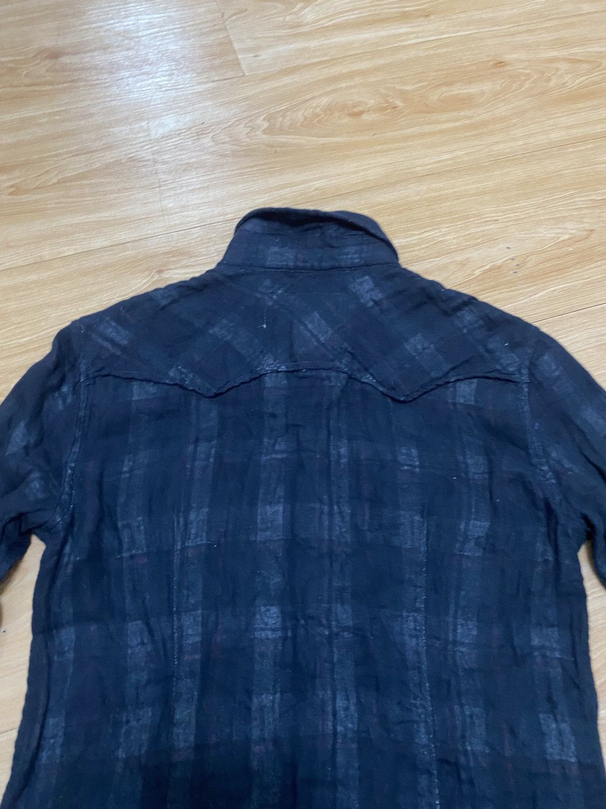 Japanese Brand Vintage Black Mountains Western Shirt – Snap Buttons Size L / US 10 / IT 46 - 7 Thumbnail
