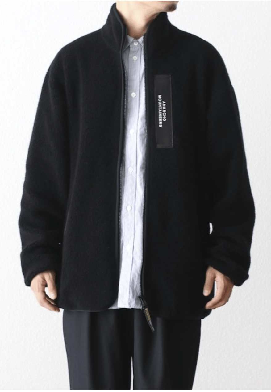 Mountain Research MOUNTAIN RESEARCH Folks Jacket Black Wool Boa Fleece Size US XL / EU 56 / 4 - 9 Thumbnail