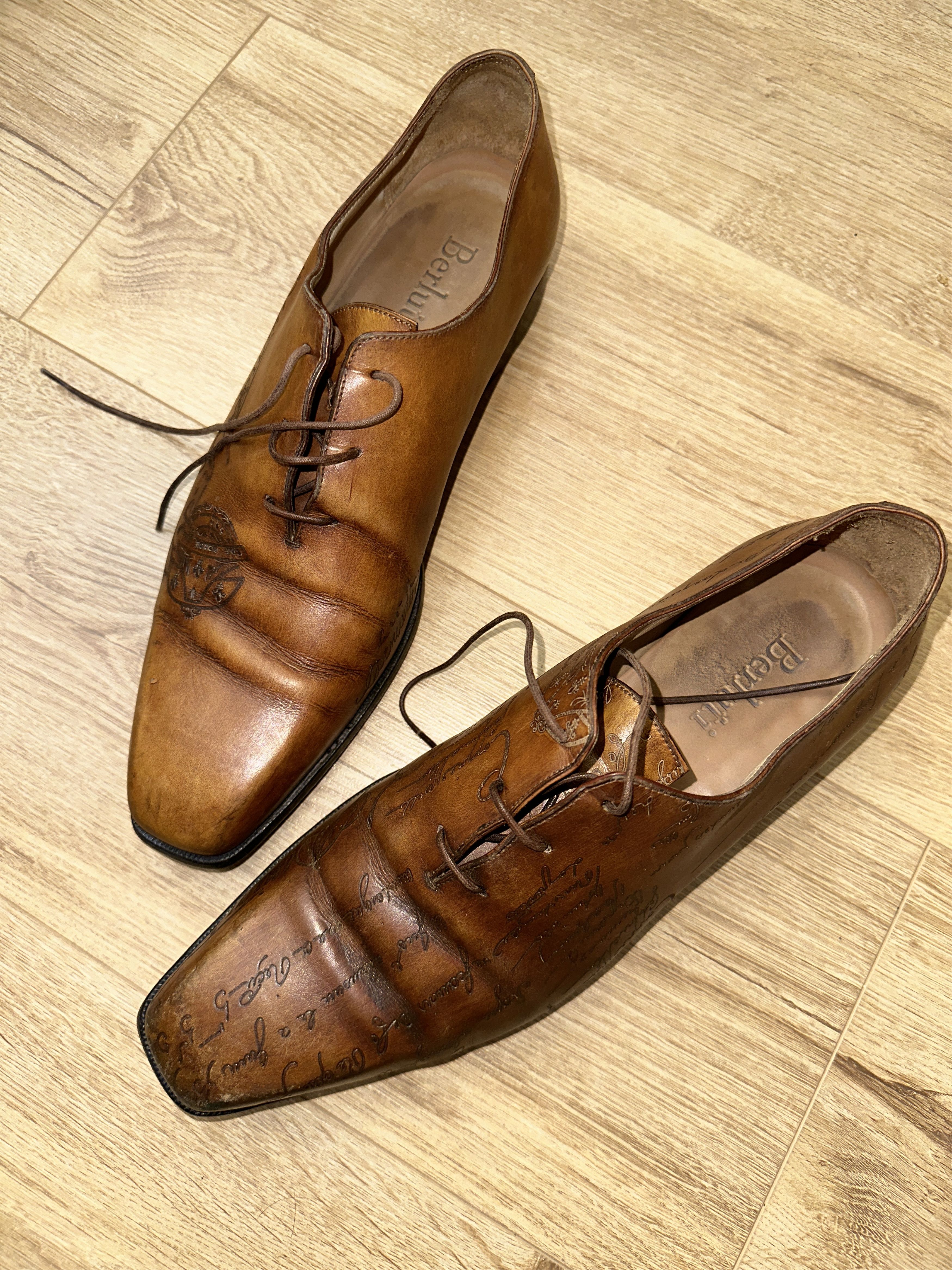 Berluti Berluti Scritto Venezia Leather Oxford Shoes EU 42.5 US 9.5 Size US 9.5 / EU 42-43 - 24 Thumbnail