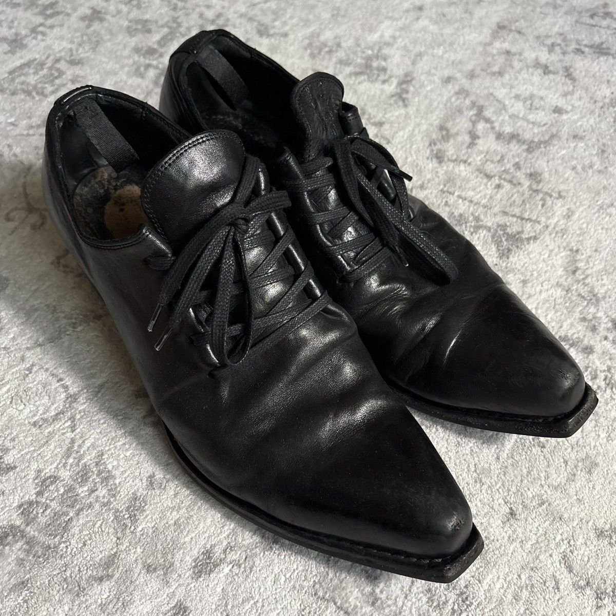 Nid De Guepes Nid De Guepes Goodyear Welted Horsehide Leather Derbies Size US 10 / EU 43 - 1 Thumbnail
