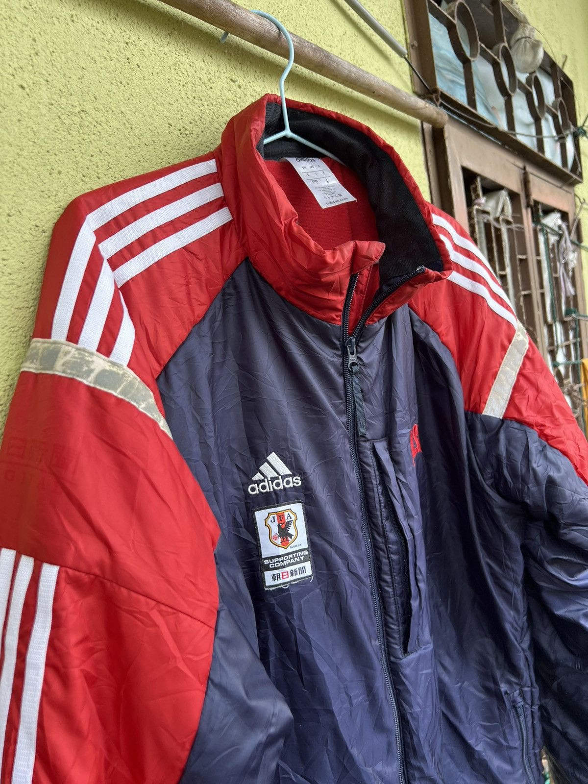 Adidas Windbreaker VINTAGE S Jacket ADIDAS JFA 2009 Size US XL / EU 56 / 4 - 5 Thumbnail