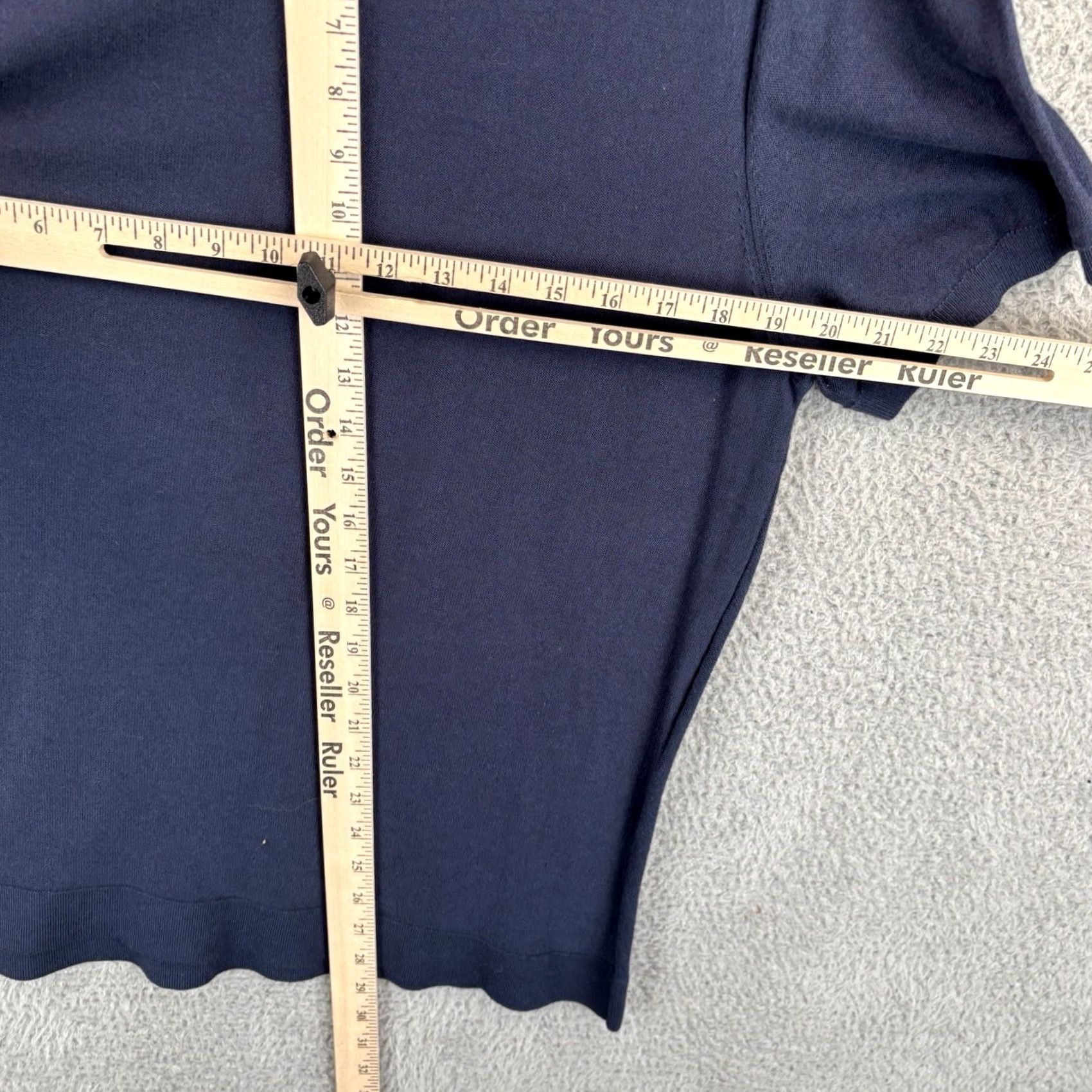 Abercrombie & Fitch Abercrombie & Fitch Polo Shirt Mens XL Navy Stripe Knit Johnny Collar Sweater Size US XL / EU 56 / 4 - 6 Thumbnail