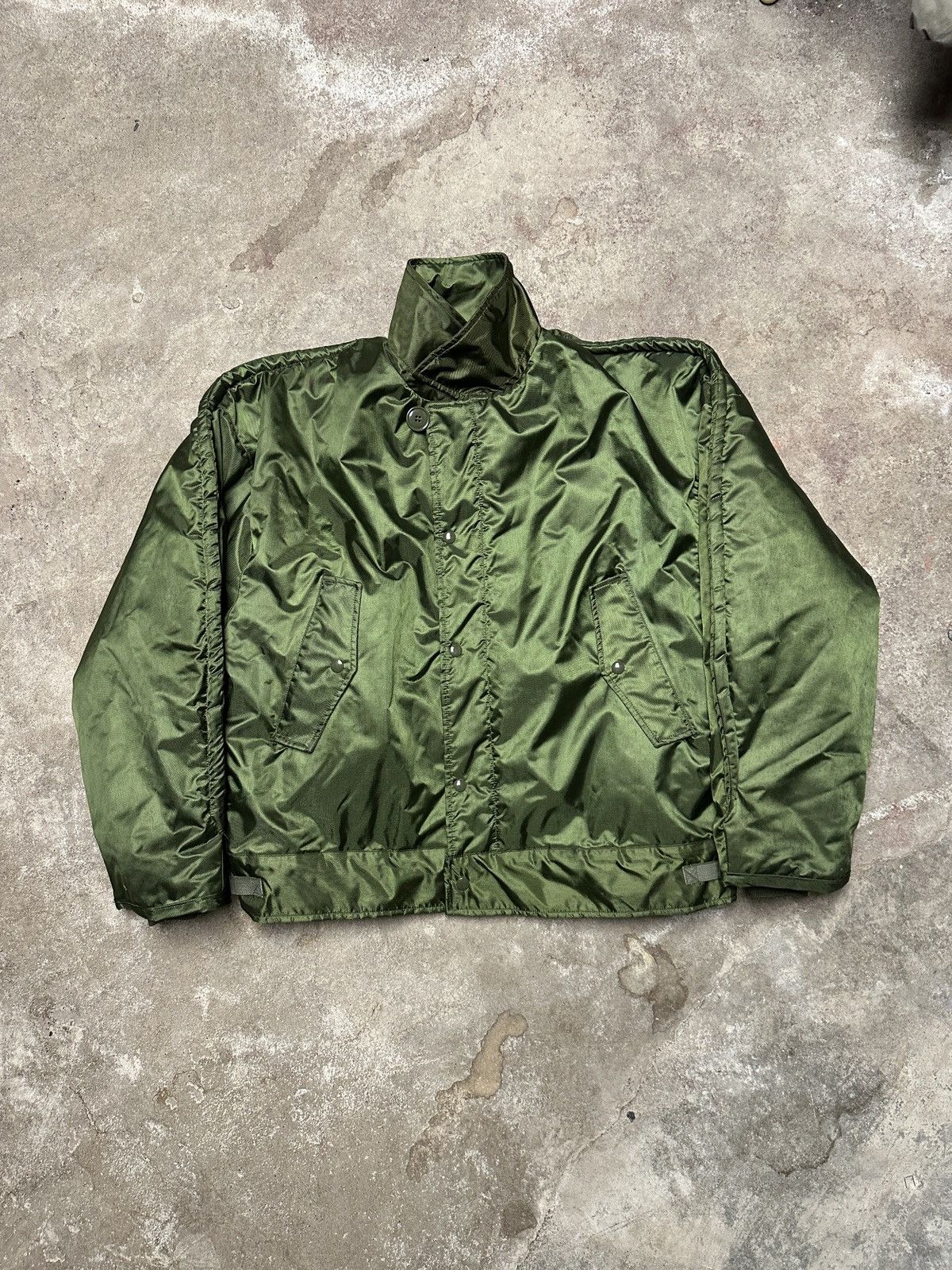 Vintage Olive USN Navy A1 Insulated Extreme Cold Weather deck jacket Size US XL / EU 56 / 4 - 7 Thumbnail