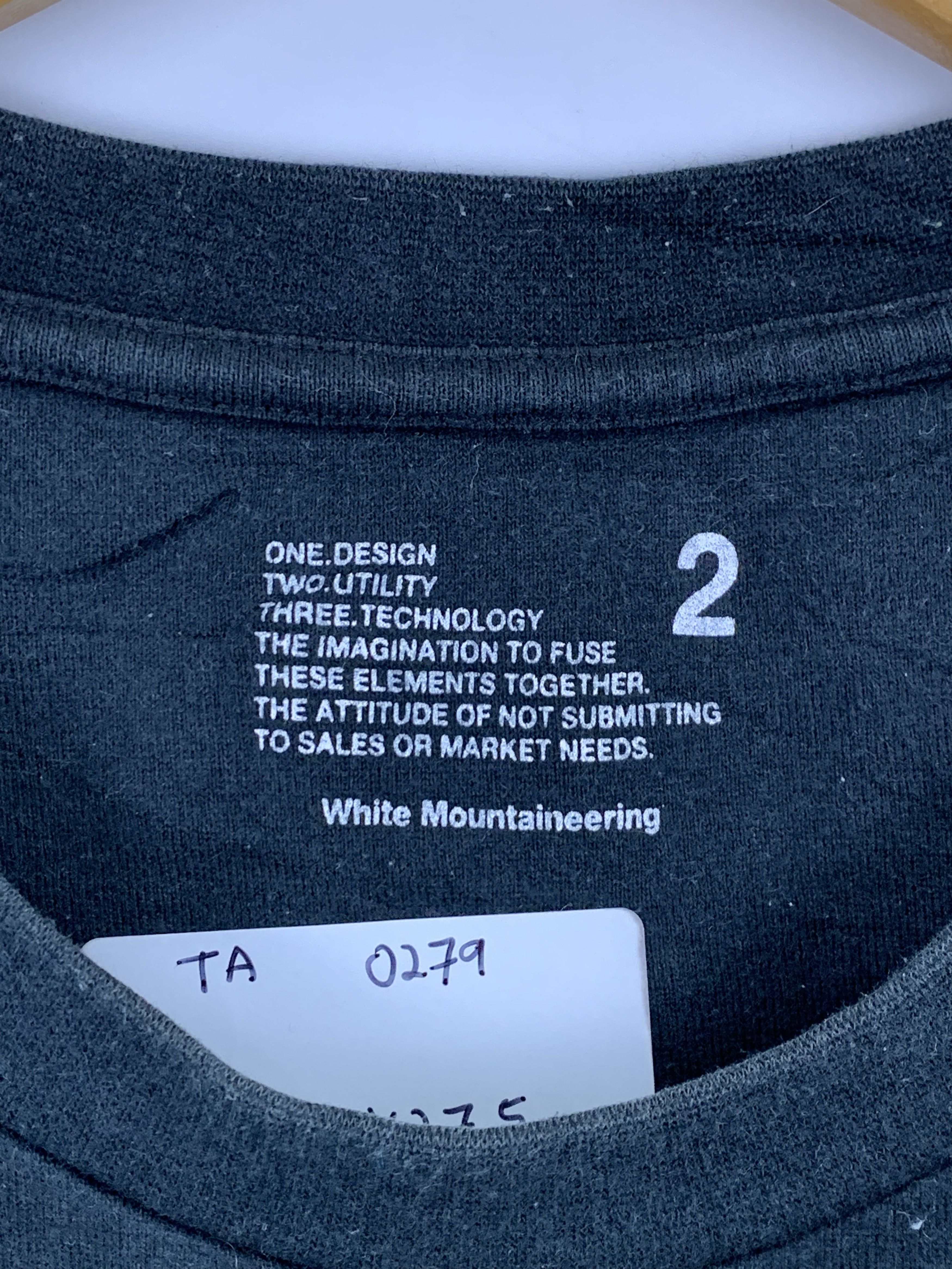 Other Vintage White Mountaineering T Shirt TA0279 Size US L / EU 52-54 / 3 - 5 Thumbnail