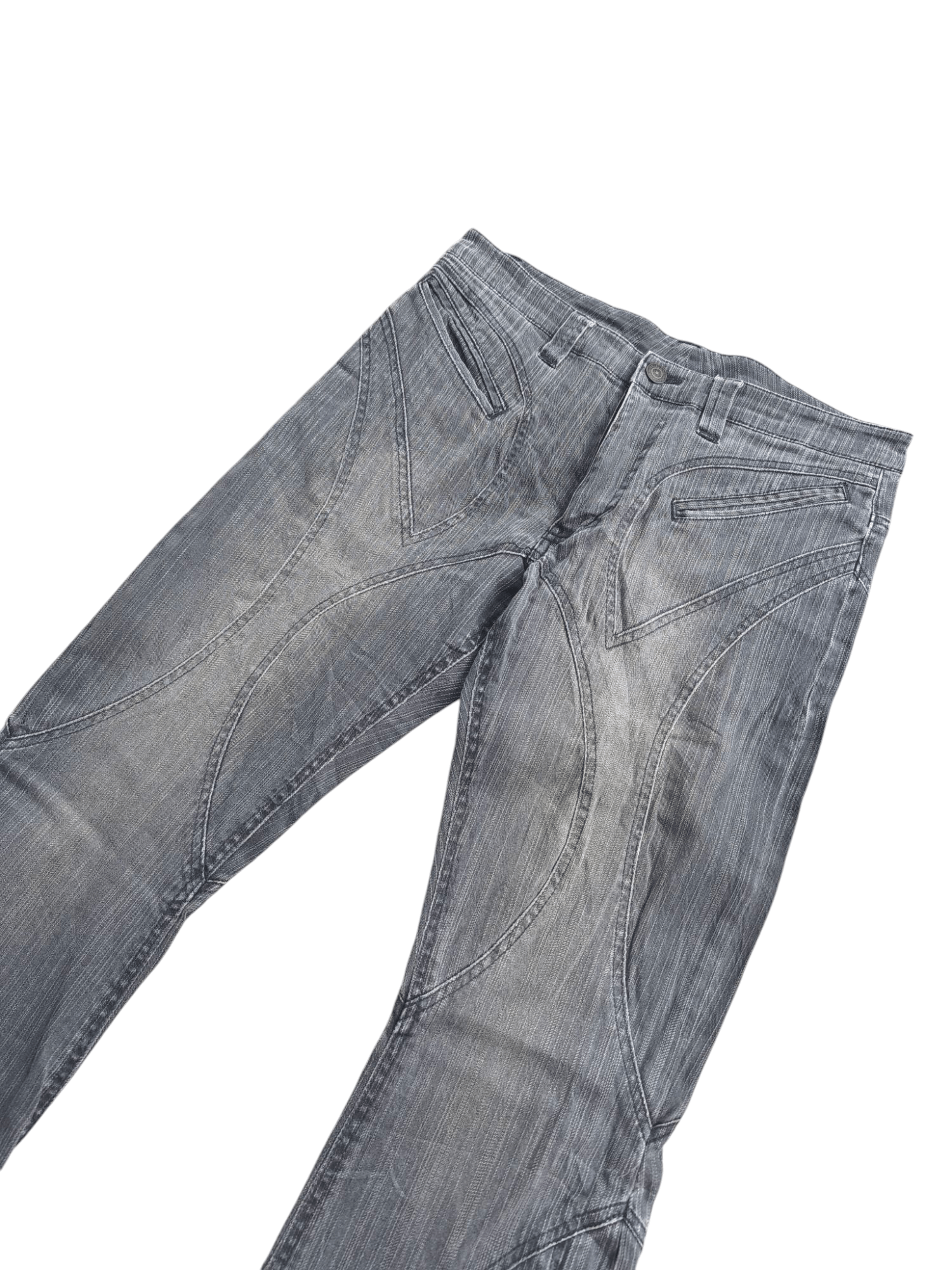 Tornado Mart Tornado Mart flare Lace up pants Size US 30 / EU 46 - 3 Thumbnail
