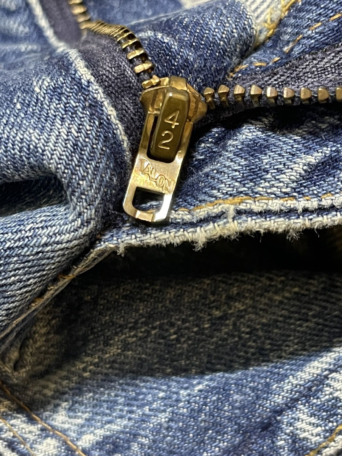 Levi's Crazy Vintage 70s Levis Orange Tab E #23 Bootcut Wide Leg Size US 30 / EU 46 - 10 Thumbnail