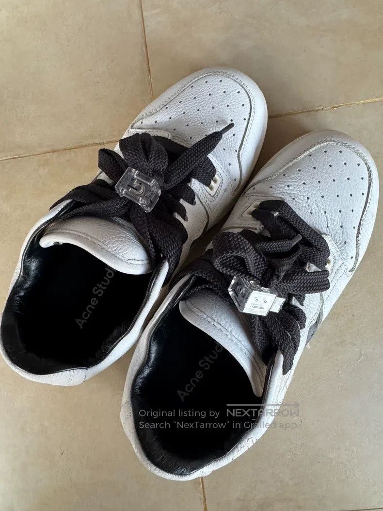 Acne Studios Acne Studios Black & White Panda Colorway Sneakers Size US 5.5 / IT 35.5 - 2 Thumbnail