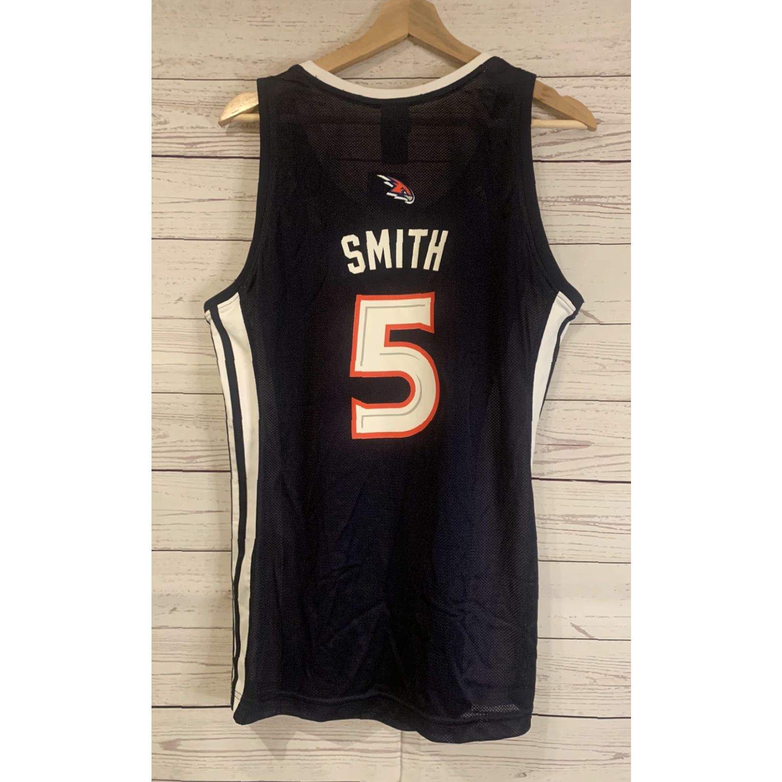 Adidas NEW Adidas NBAforHer Atlanta Hawks #5 Josh Smith Navy Blu Jersey XL Women Tank Size XL / US 12-14 / IT 48-50 - 2 Thumbnail
