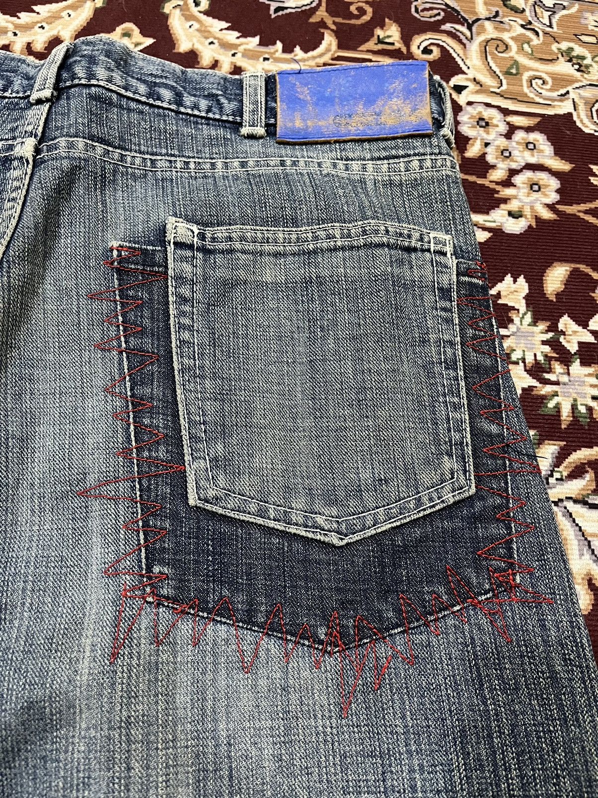 Swagger Swagger Japanese Brand Patchwork Denim Size US 34 / EU 50 - 14 Thumbnail