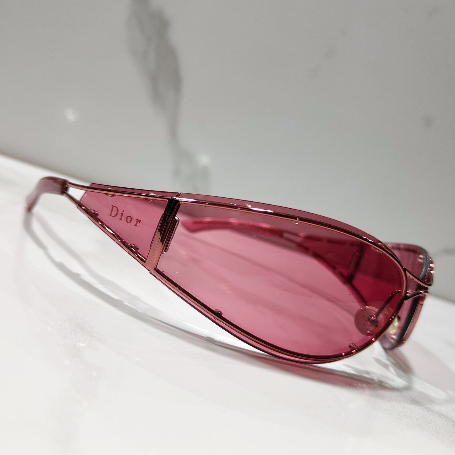 Dior Dior Sunglasses Trailer Parc 2001 Pink Ski Mask Bike Vintage Size ONE SIZE - 4 Thumbnail