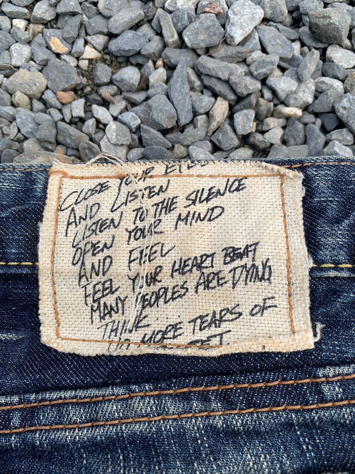 Kapital RARE EDWIN STUDDED PUNK STYLE LIKE HYSTERIC GLAMOUR DENIM Size US 31 - 11 Thumbnail
